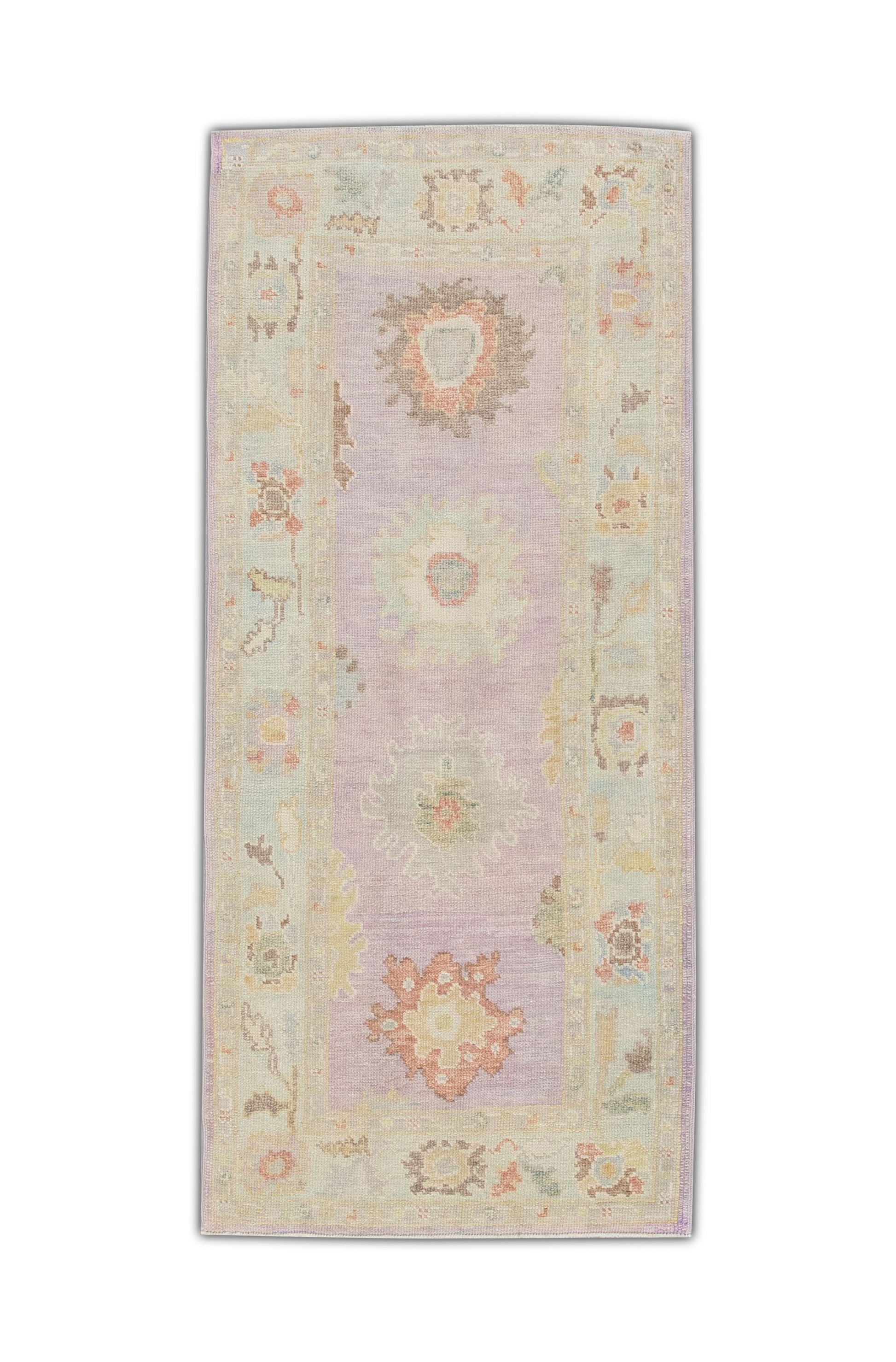 Turkish Oushak Rug 3'1" x 6'10" #4125