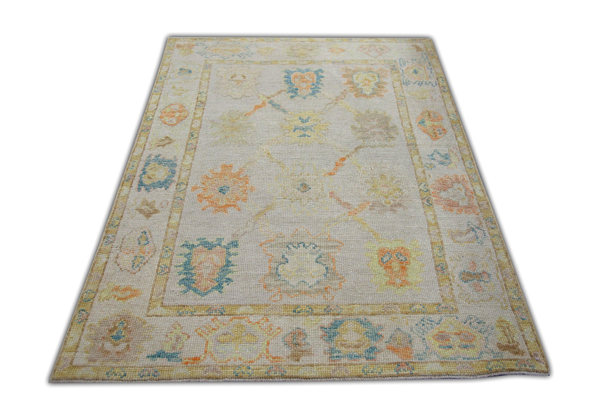 Turkish Oushak Rug 3'11" x 5'6" #6100