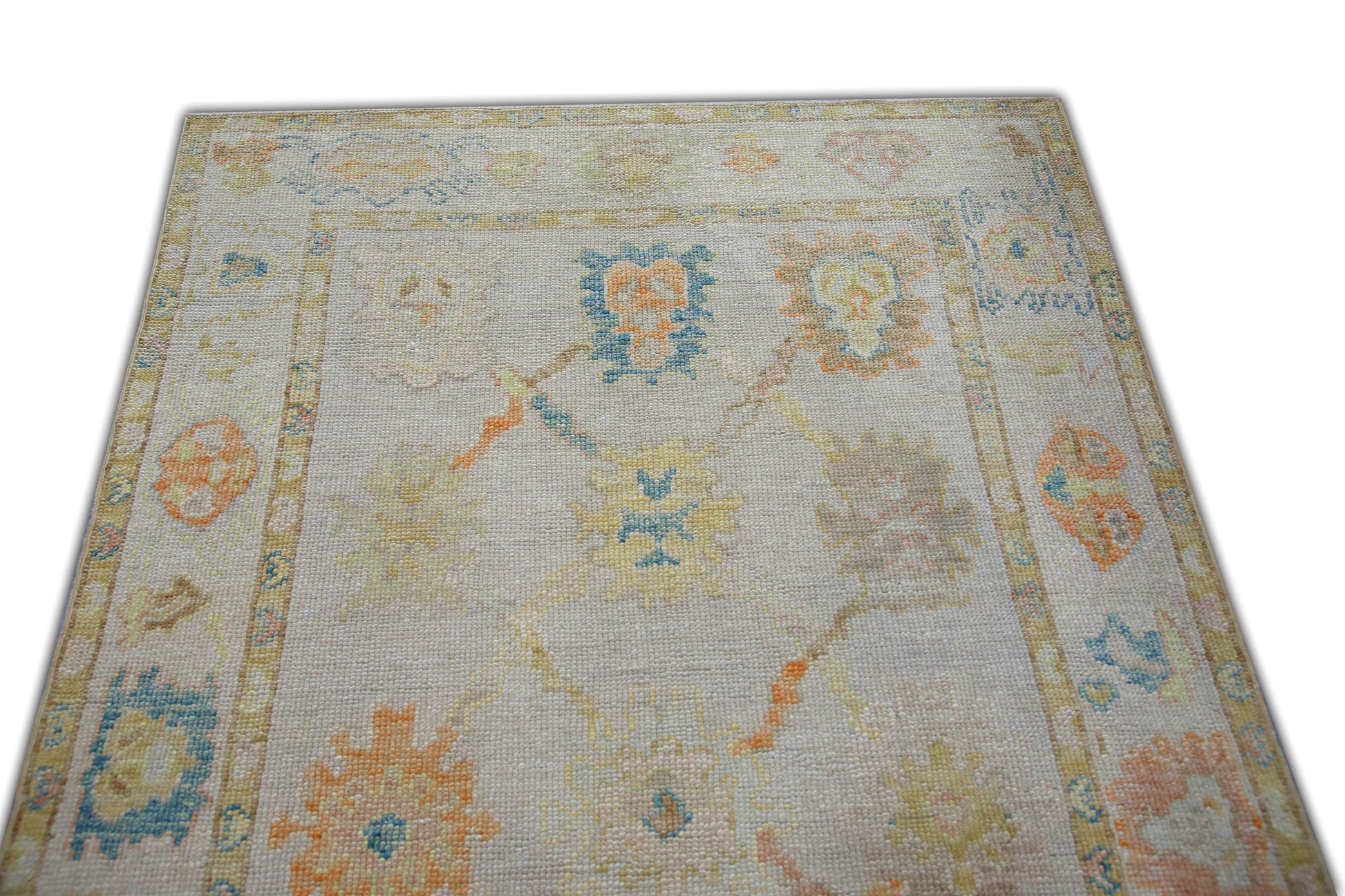 Turkish Oushak Rug 3'11" x 5'6" #6100