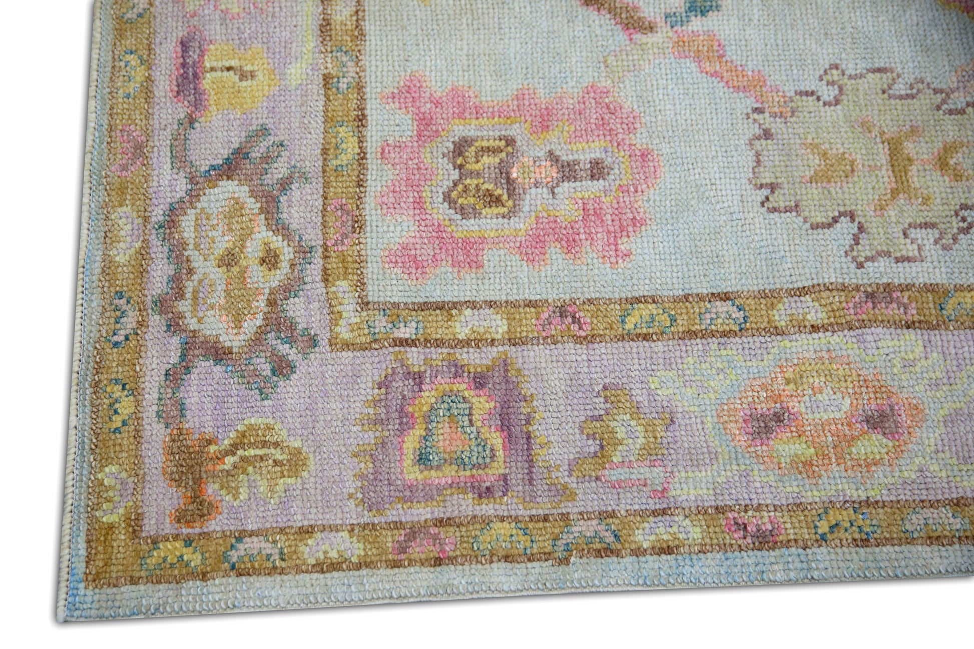 Turkish Oushak Rug 4' x 5'4" #6047
