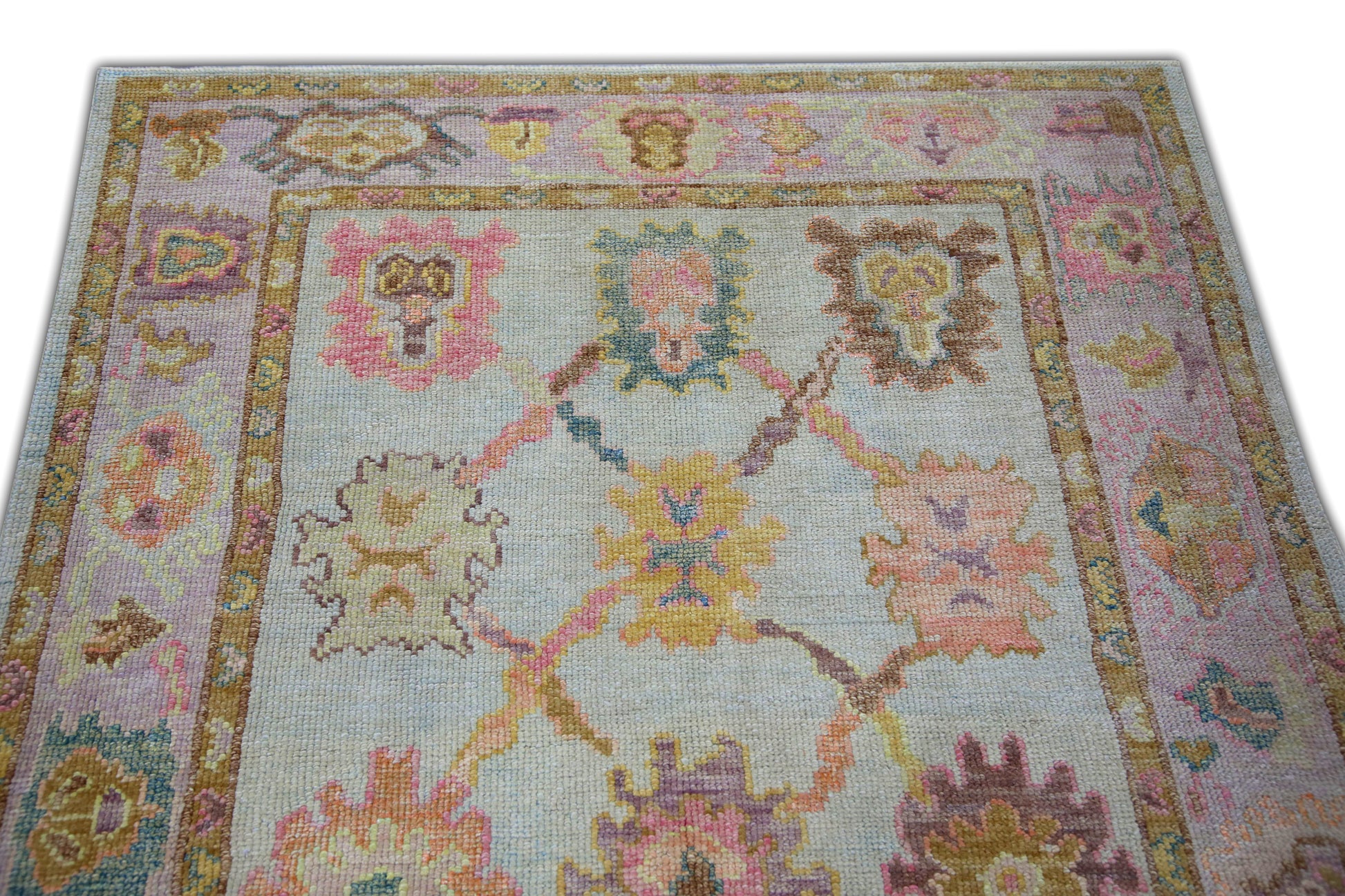 Turkish Oushak Rug 4' x 5'4" #6047