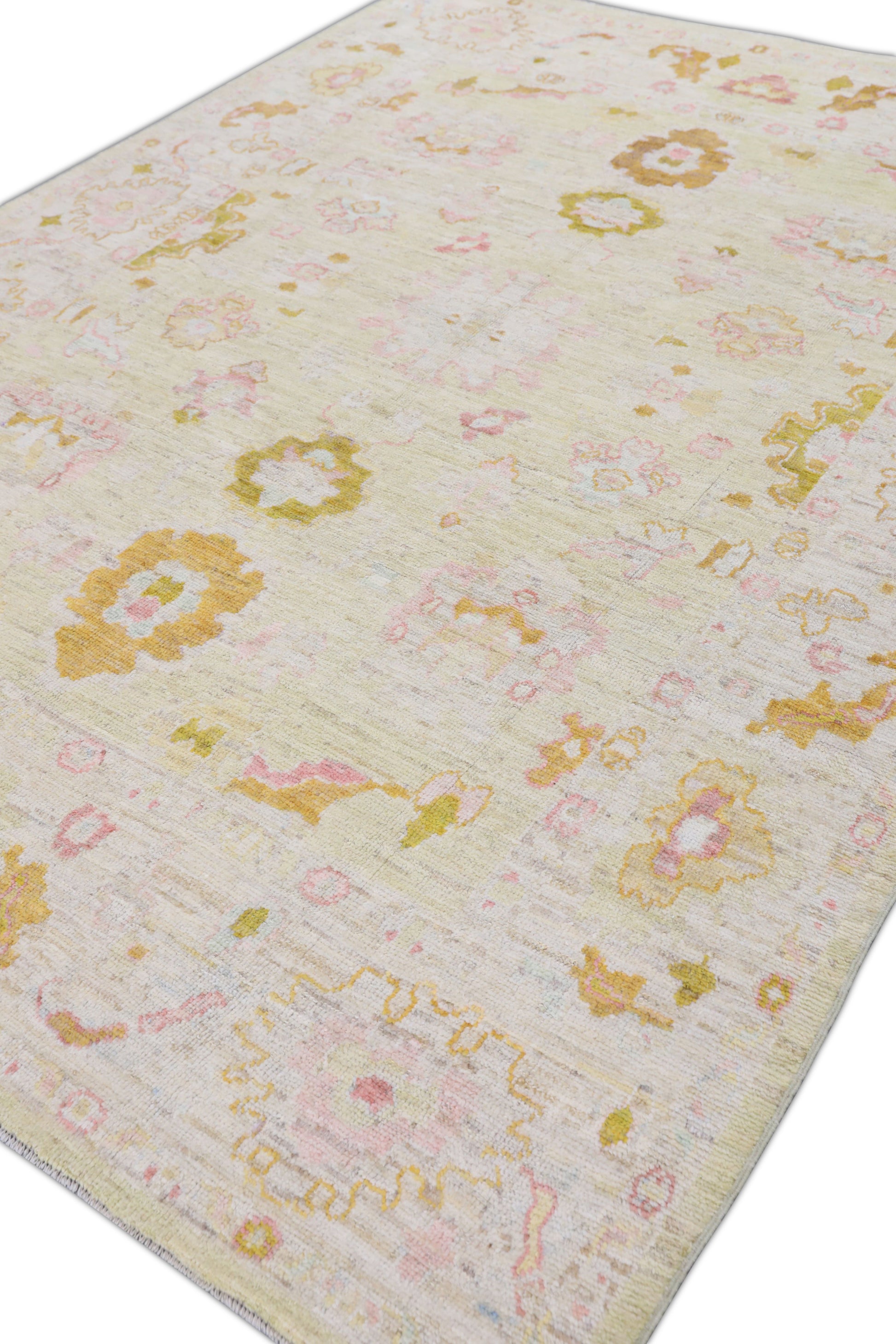 Turkish Oushak Rug 7'8" x 10'5' #3097