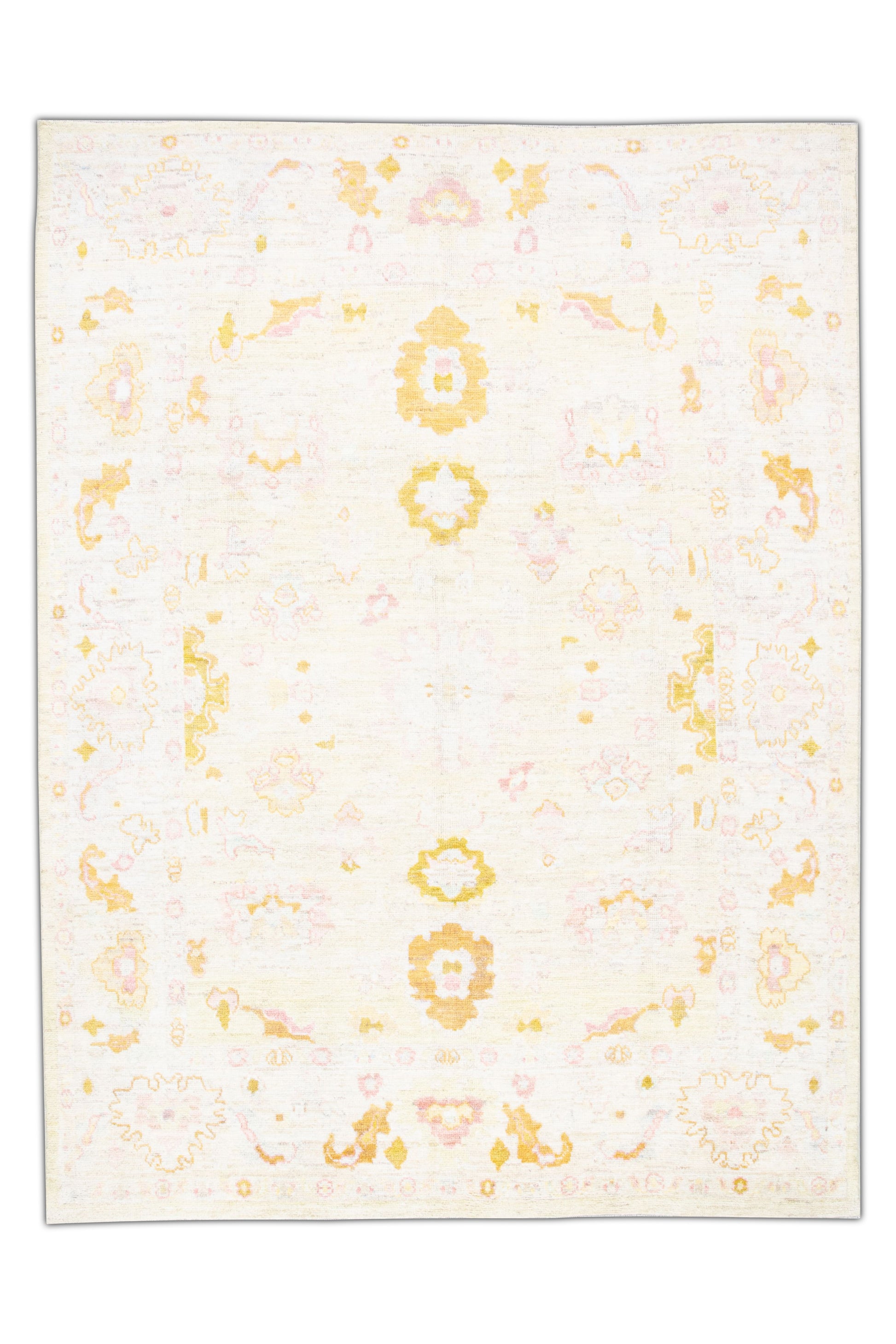 Turkish Oushak Rug 7'8" x 10'5' #3097