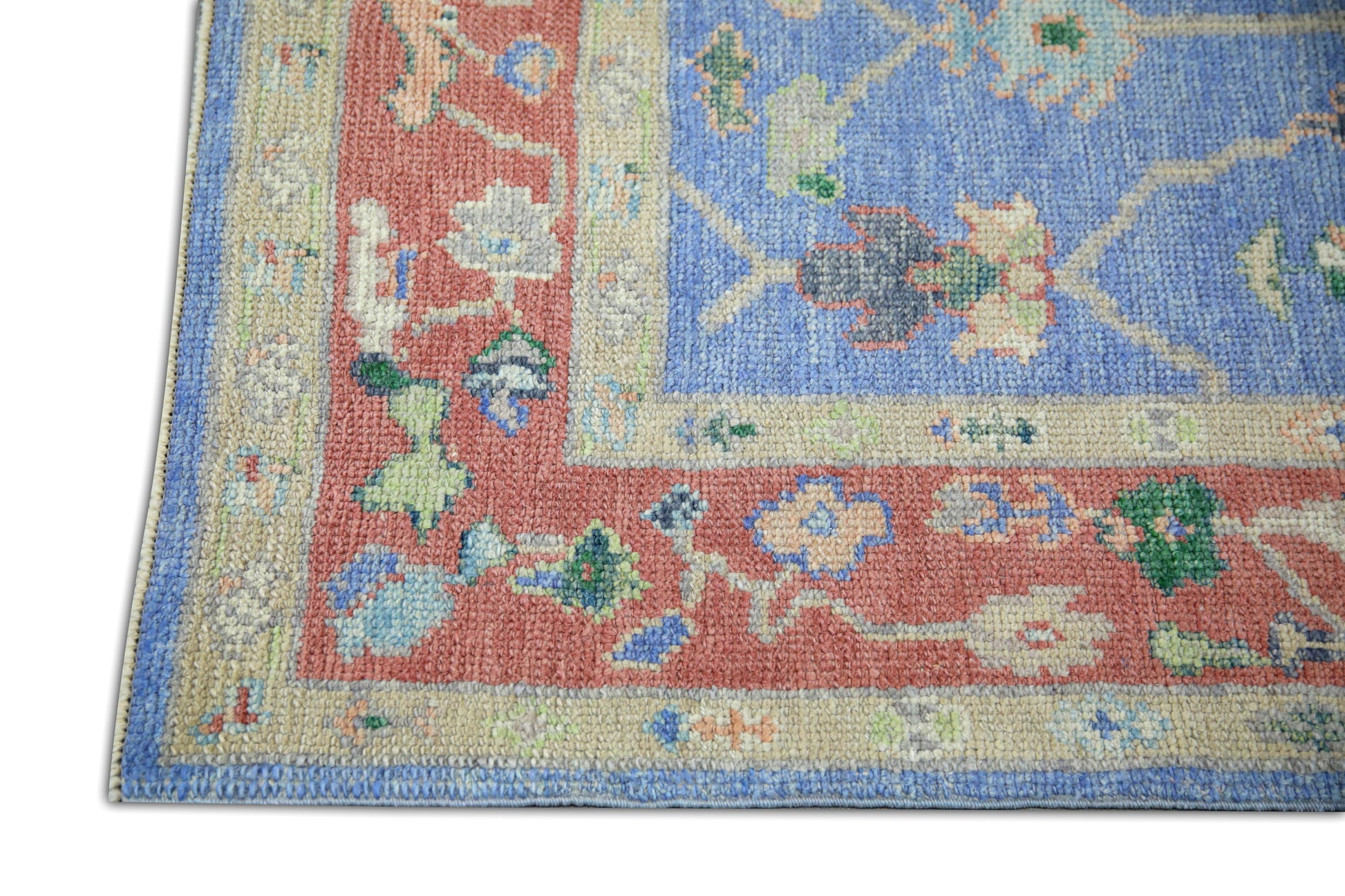 Turkish Oushak Rug 4'2" x 5'10" #5850