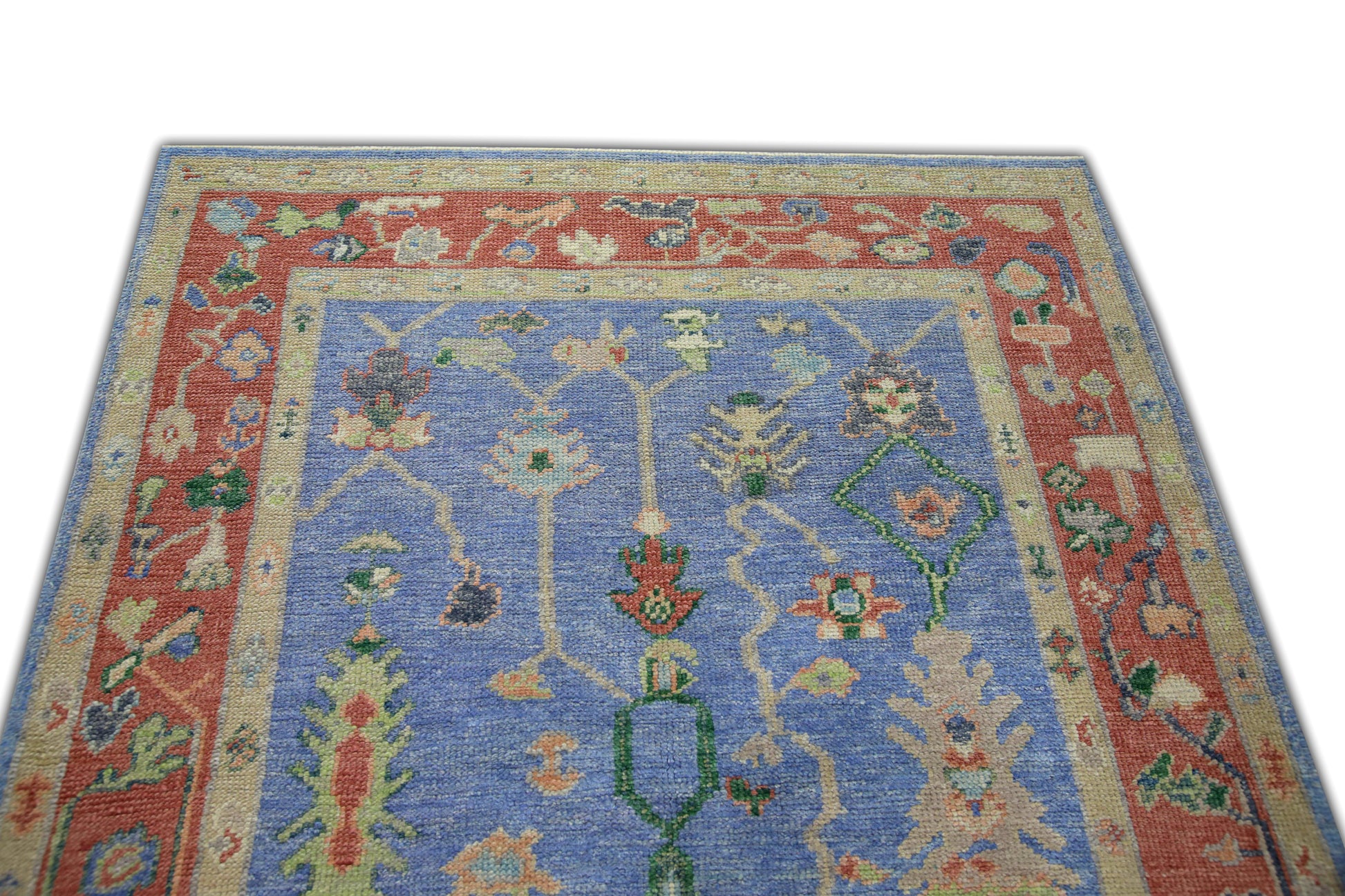Turkish Oushak Rug 4'2" x 5'10" #5850
