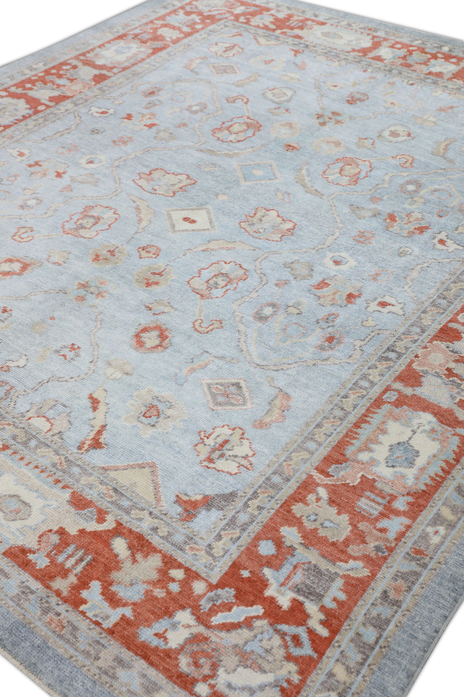 Turkish Oushak Rug 8'1" x 9'4" #3106