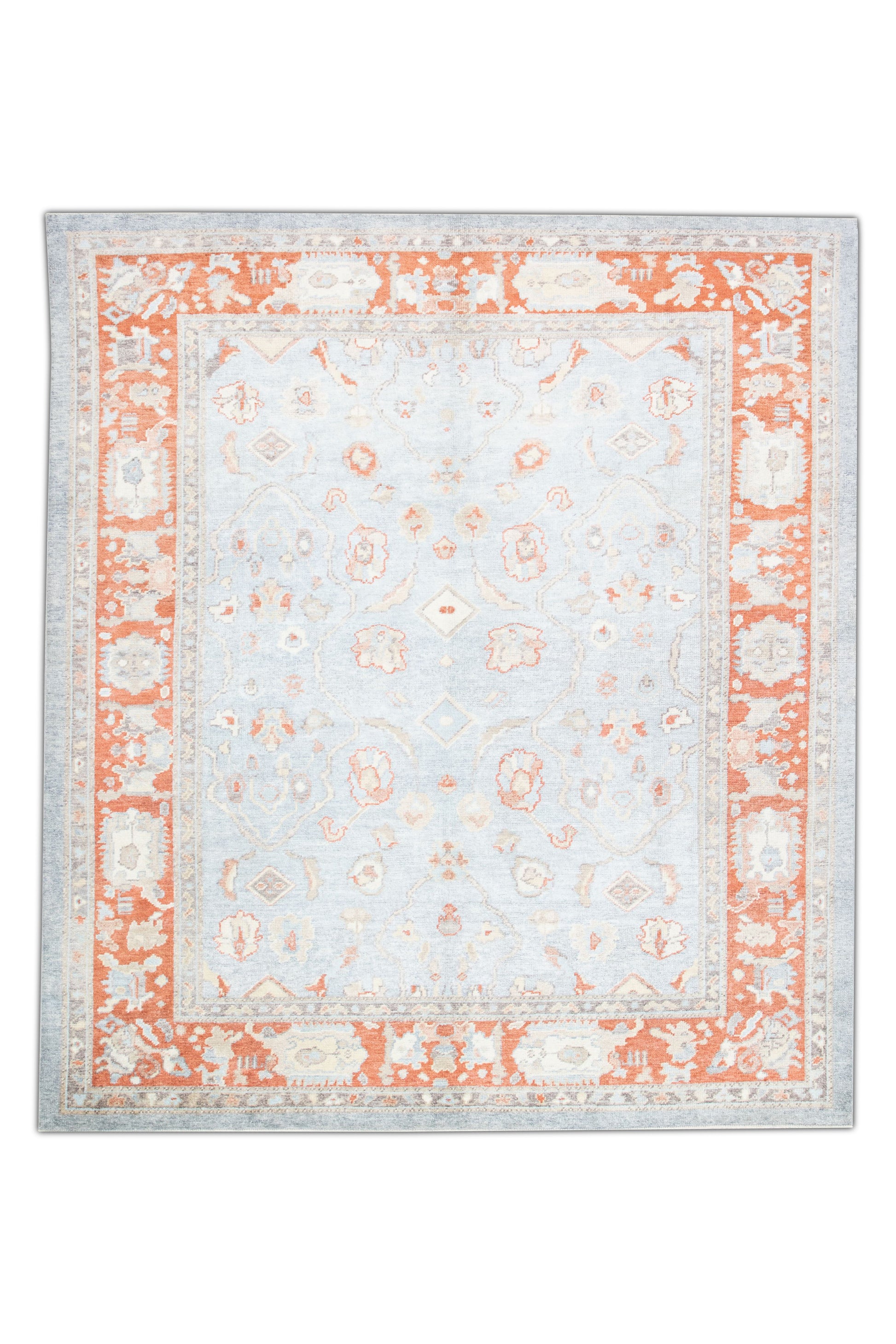 Turkish Oushak Rug 8'1" x 9'4" #3106