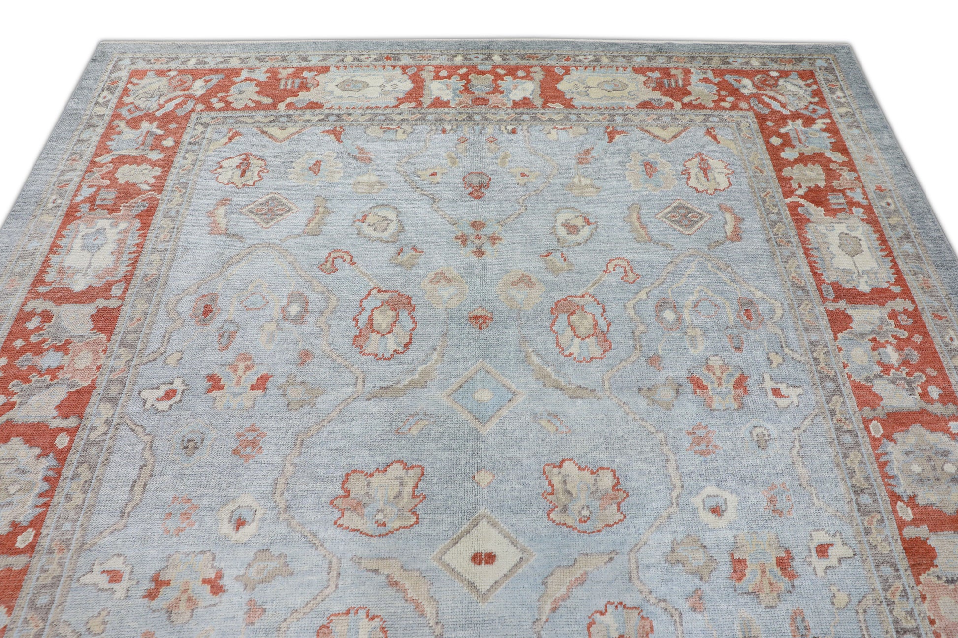 Turkish Oushak Rug 8'1" x 9'4" #3106