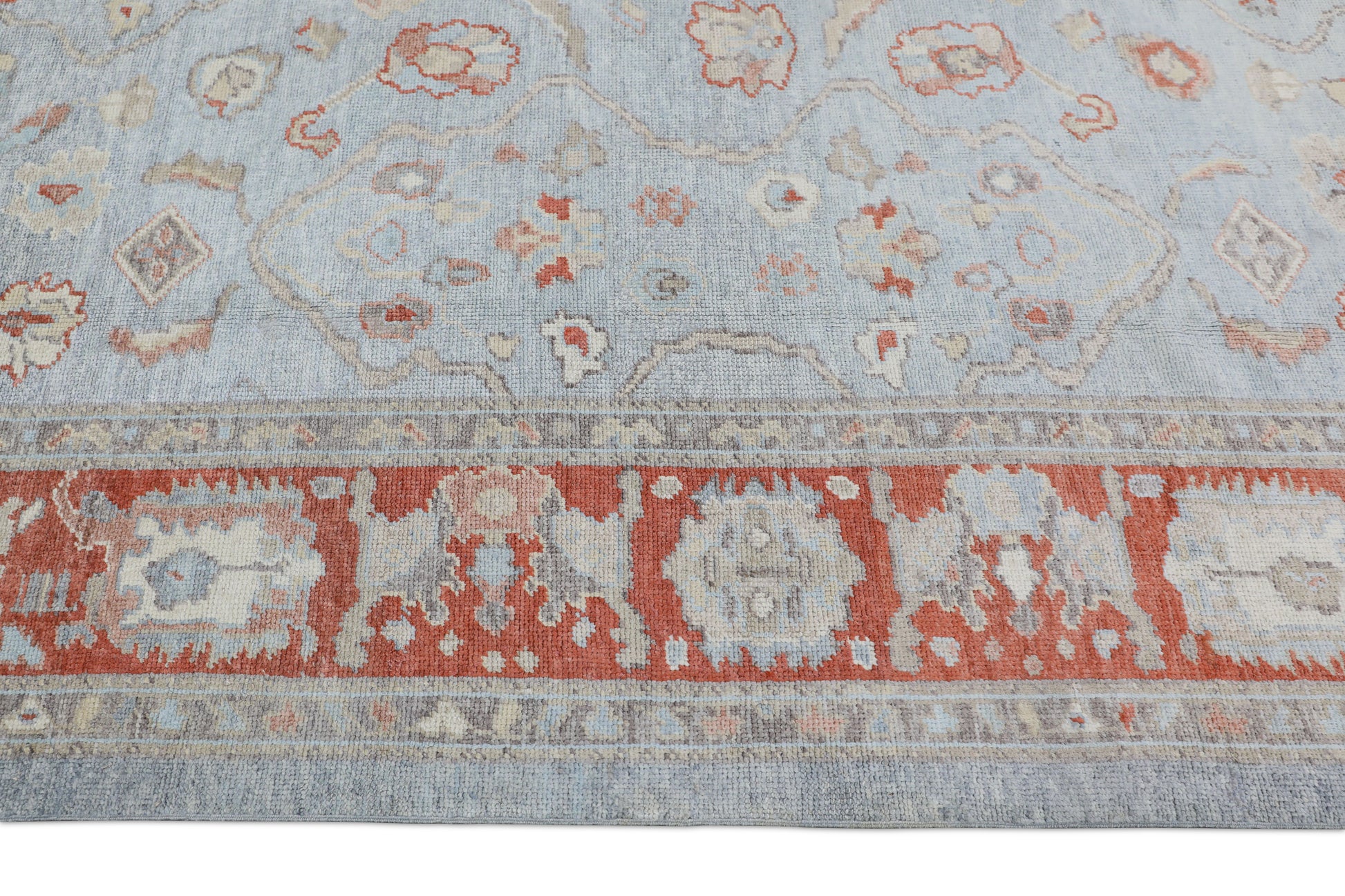 Turkish Oushak Rug 8'1" x 9'4" #3106