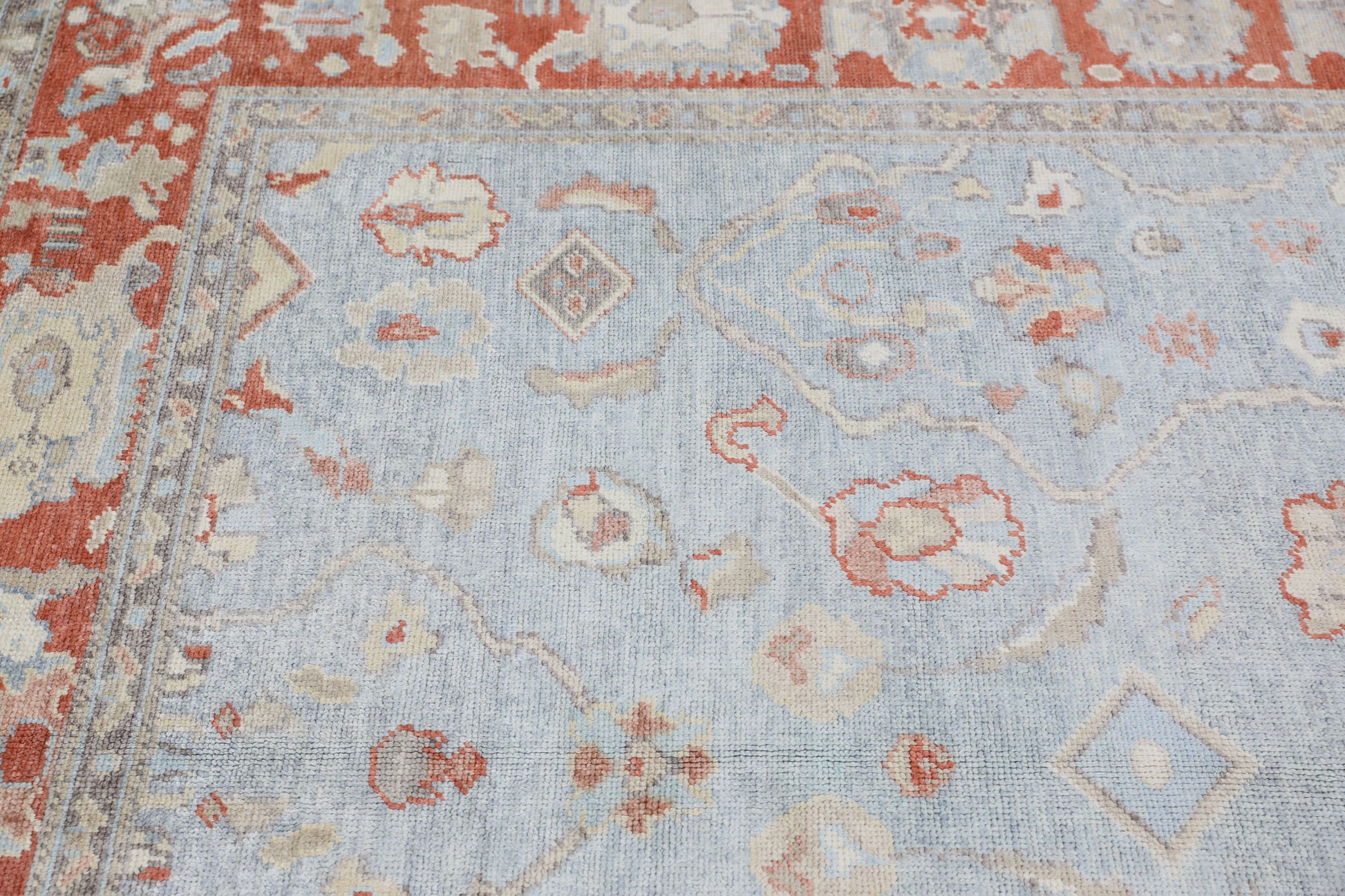 Turkish Oushak Rug 8'1" x 9'4" #3106