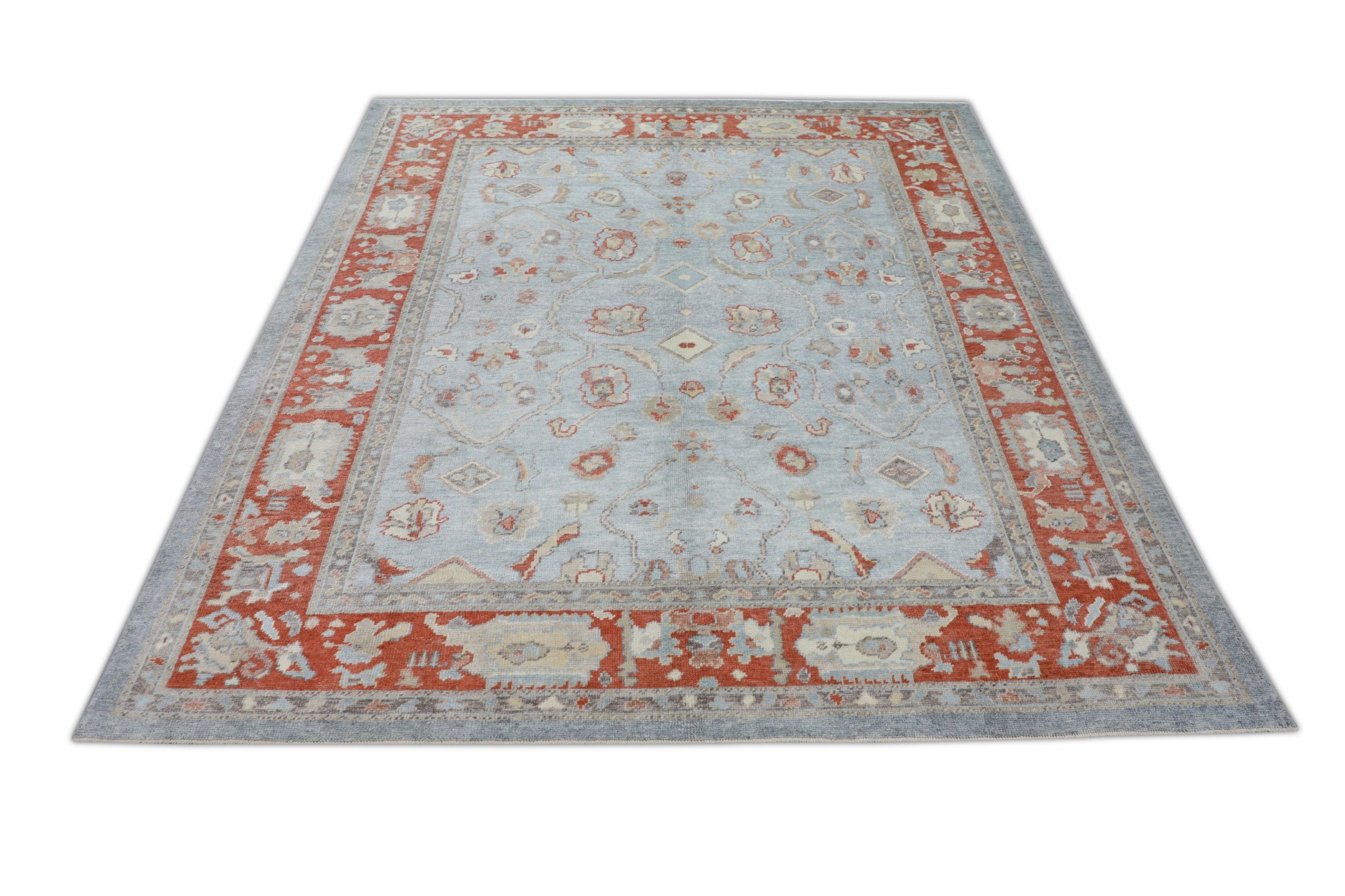 Turkish Oushak Rug 8'1" x 9'4" #3106