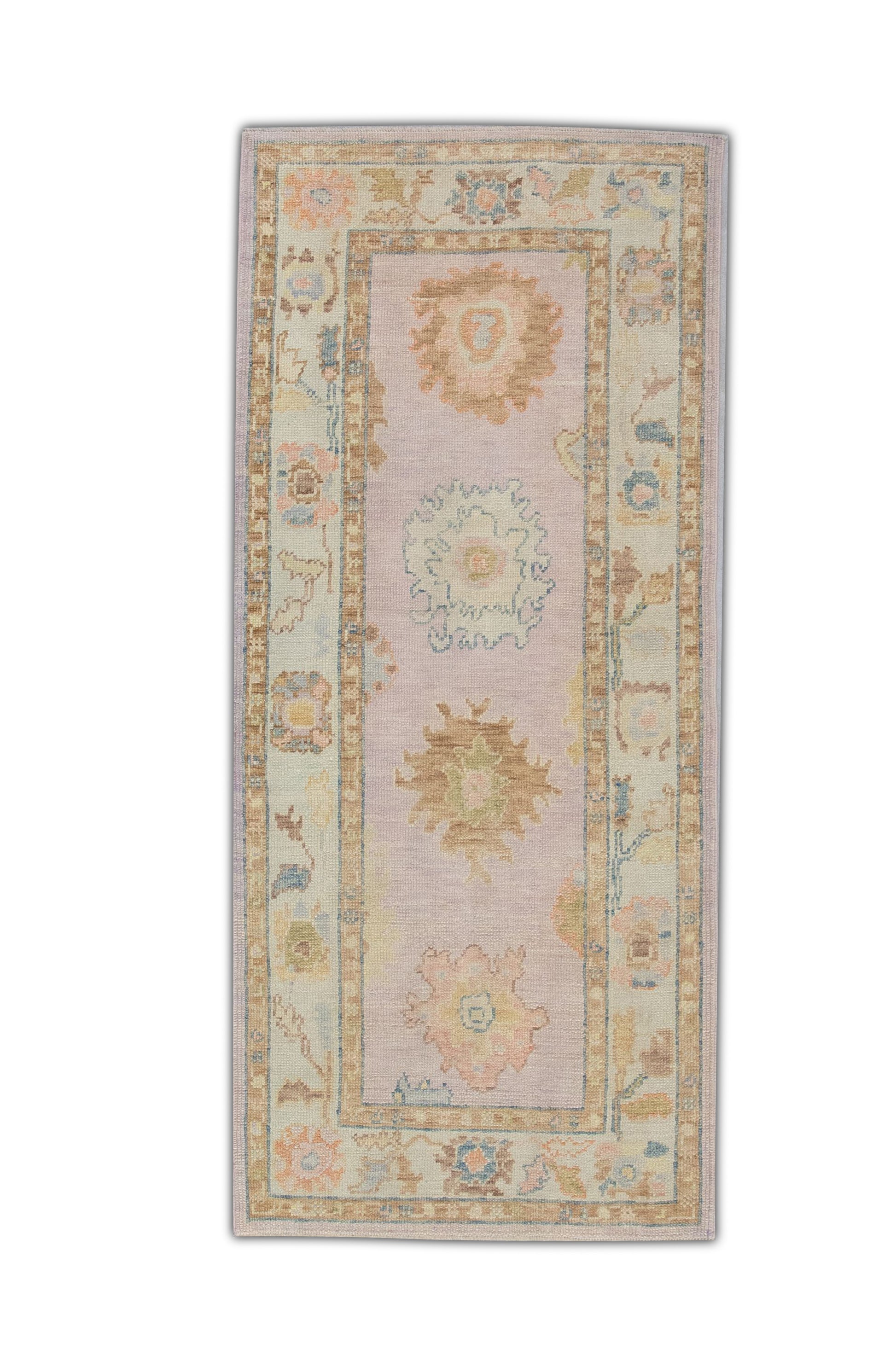 Turkish Oushak Rug 3'1" x 6'9" #4393