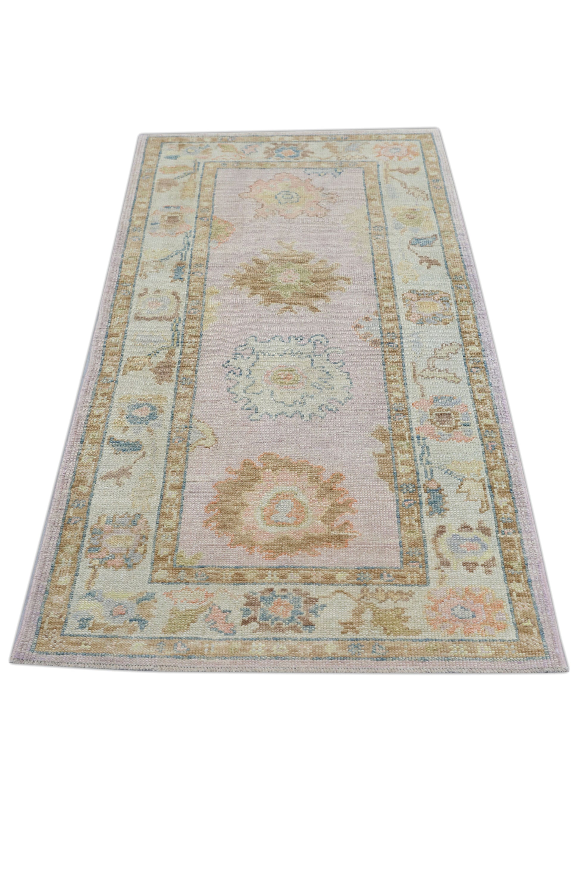 Turkish Oushak Rug 3'1" x 6'9" #4393