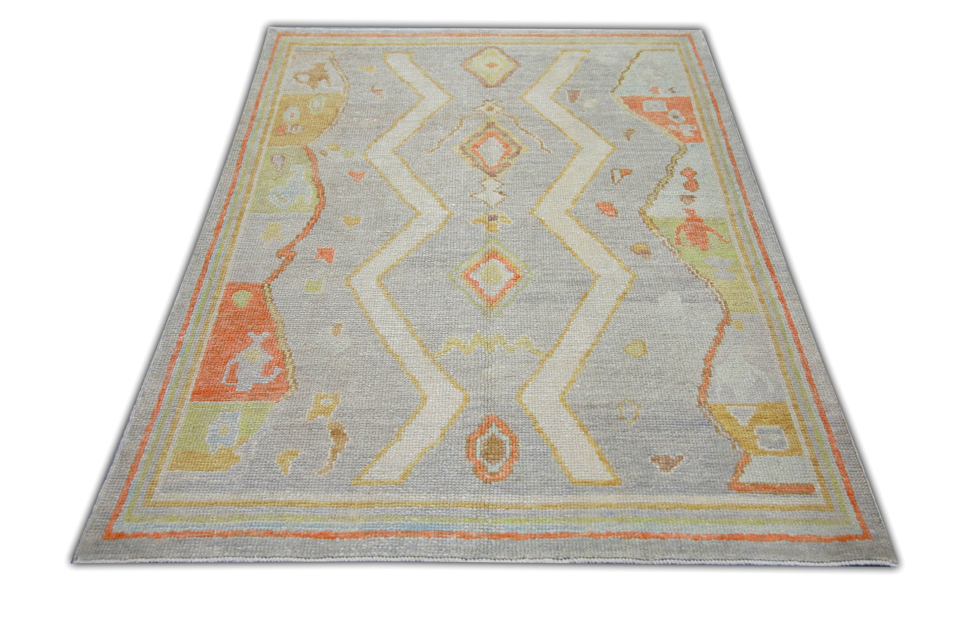 Turkish Oushak Rug 3'11" x 5'9" #5281