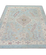 Turkish Oushak Rug 4'2" x 5'11" #5931