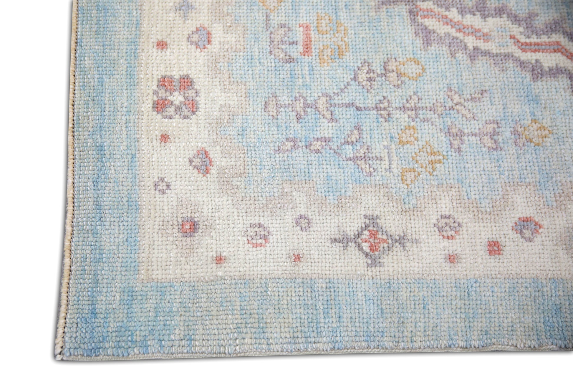 Turkish Oushak Rug 4'2" x 5'11" #5931