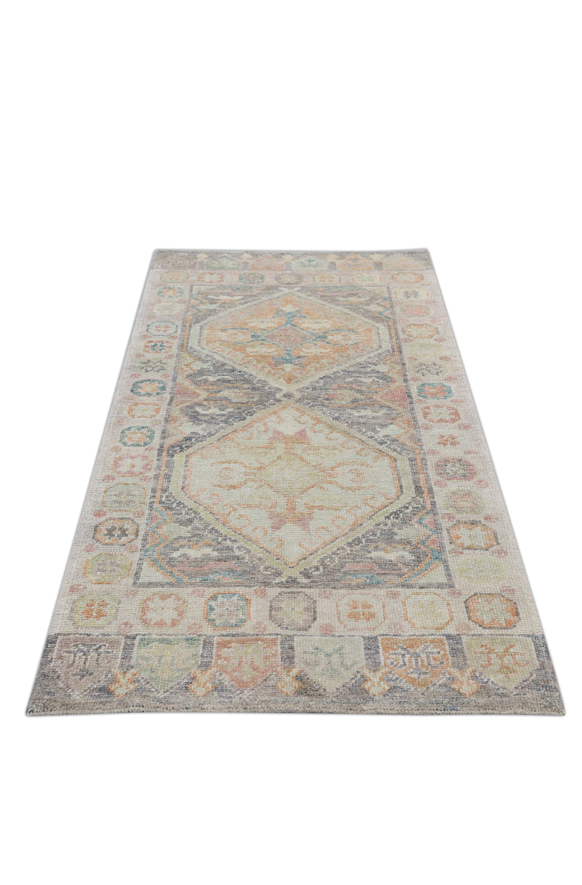 Turkish Oushak Rug 3'1" x 6'7" #4038