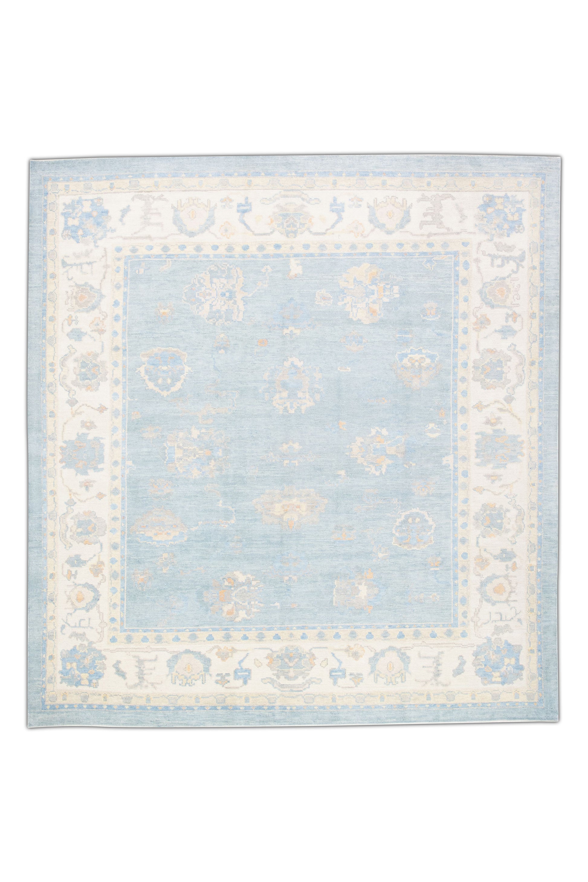 Turkish Oushak Rug 9'1" x 9'7" #2935
