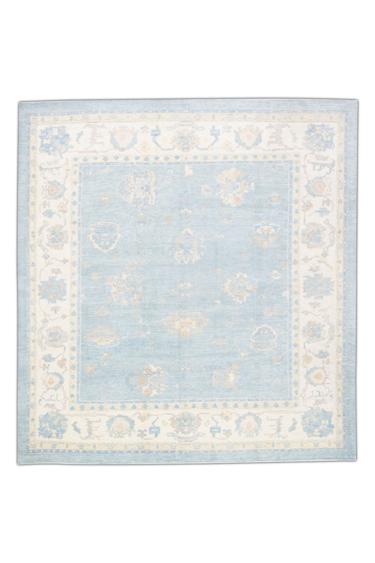 #2935 Turkish Oushak 9'1" x 9'7"