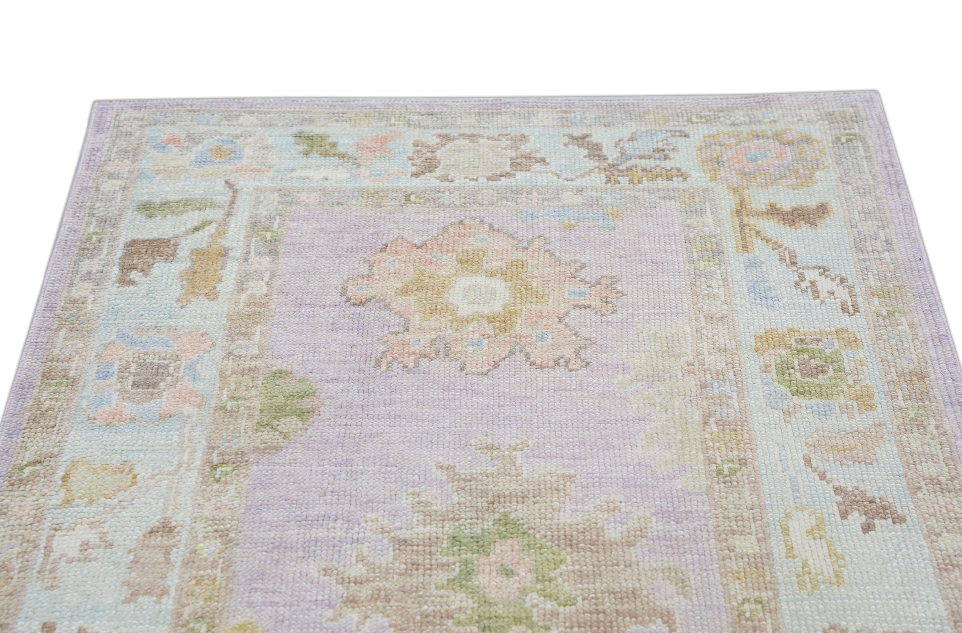 Turkish Oushak Rug 3'2'' x 6'4" #4399