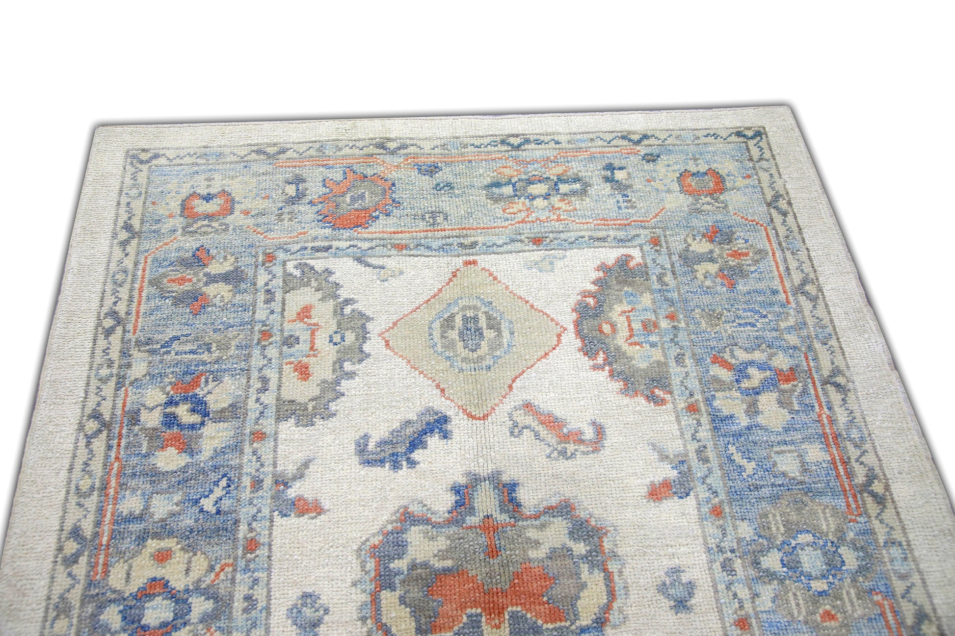 Turkish Oushak Rug 4'2" x 5'7" #5980