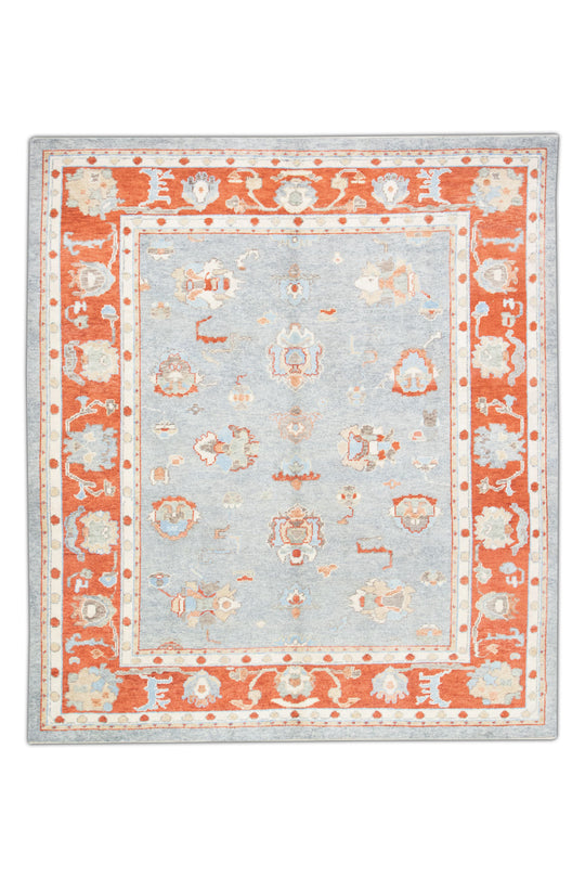 #3104 Turkish Oushak 8'3" x 9'5"