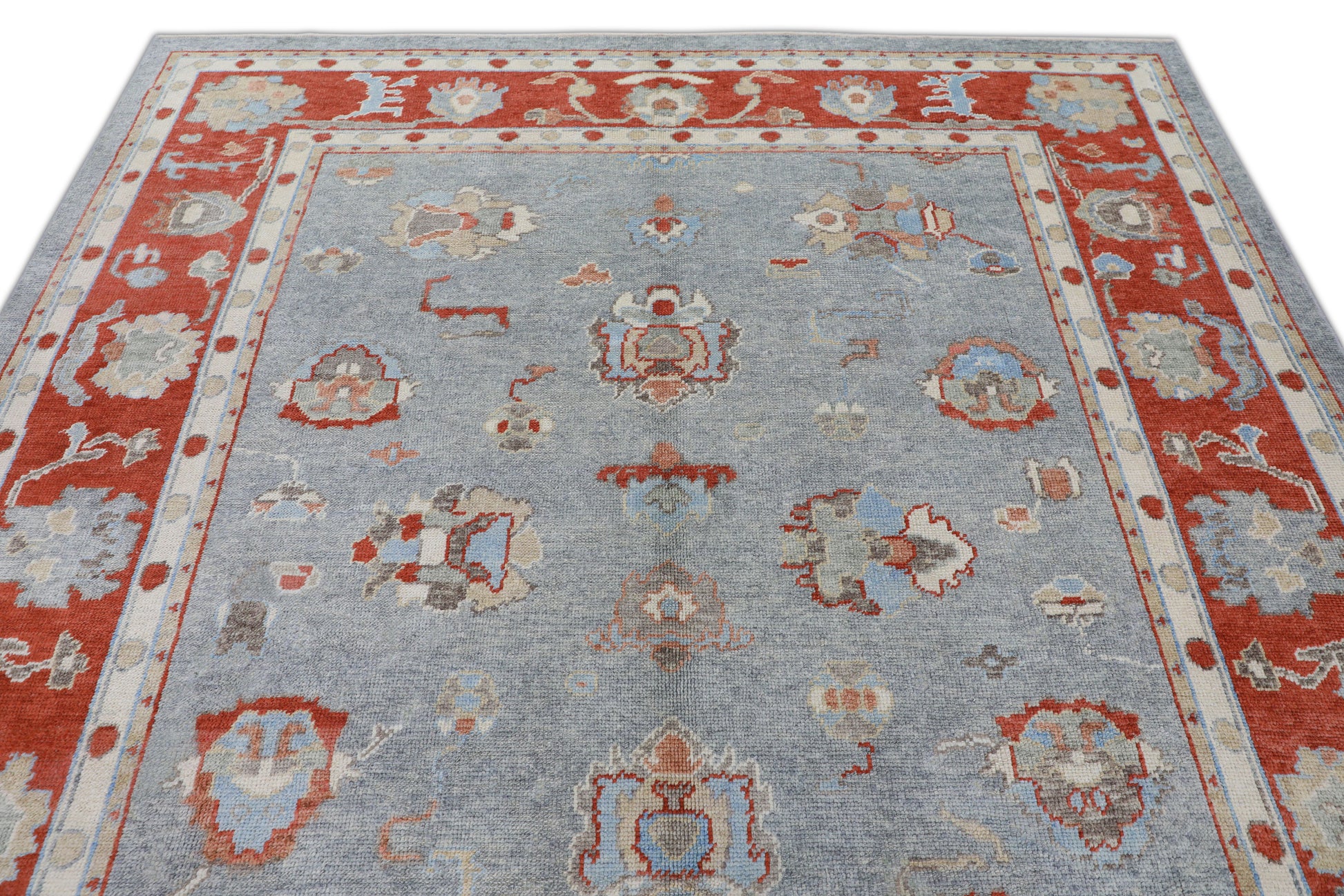 Turkish Oushak Rug 8'3" x 9'5" #3104