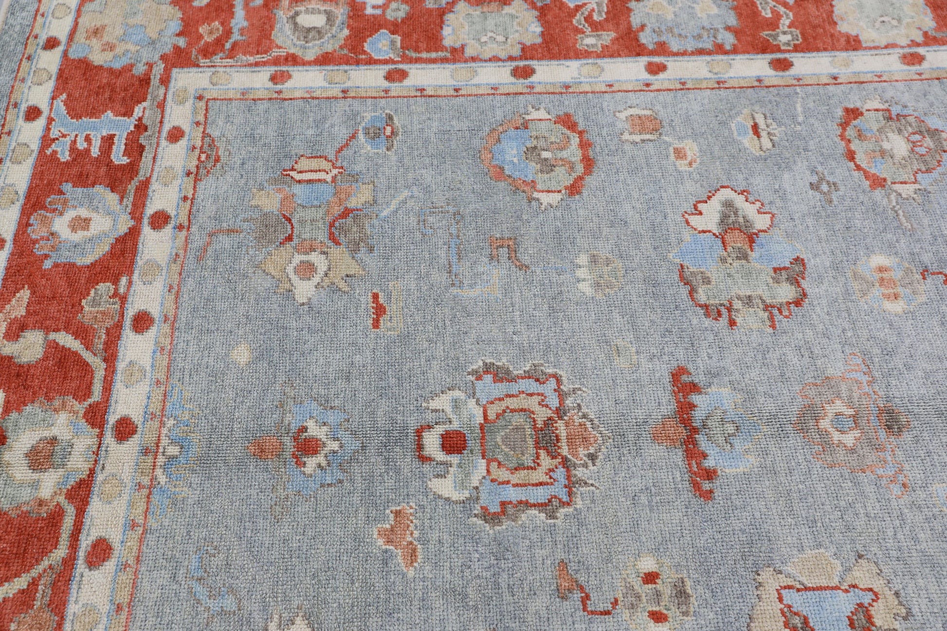 Turkish Oushak Rug 8'3" x 9'5" #3104