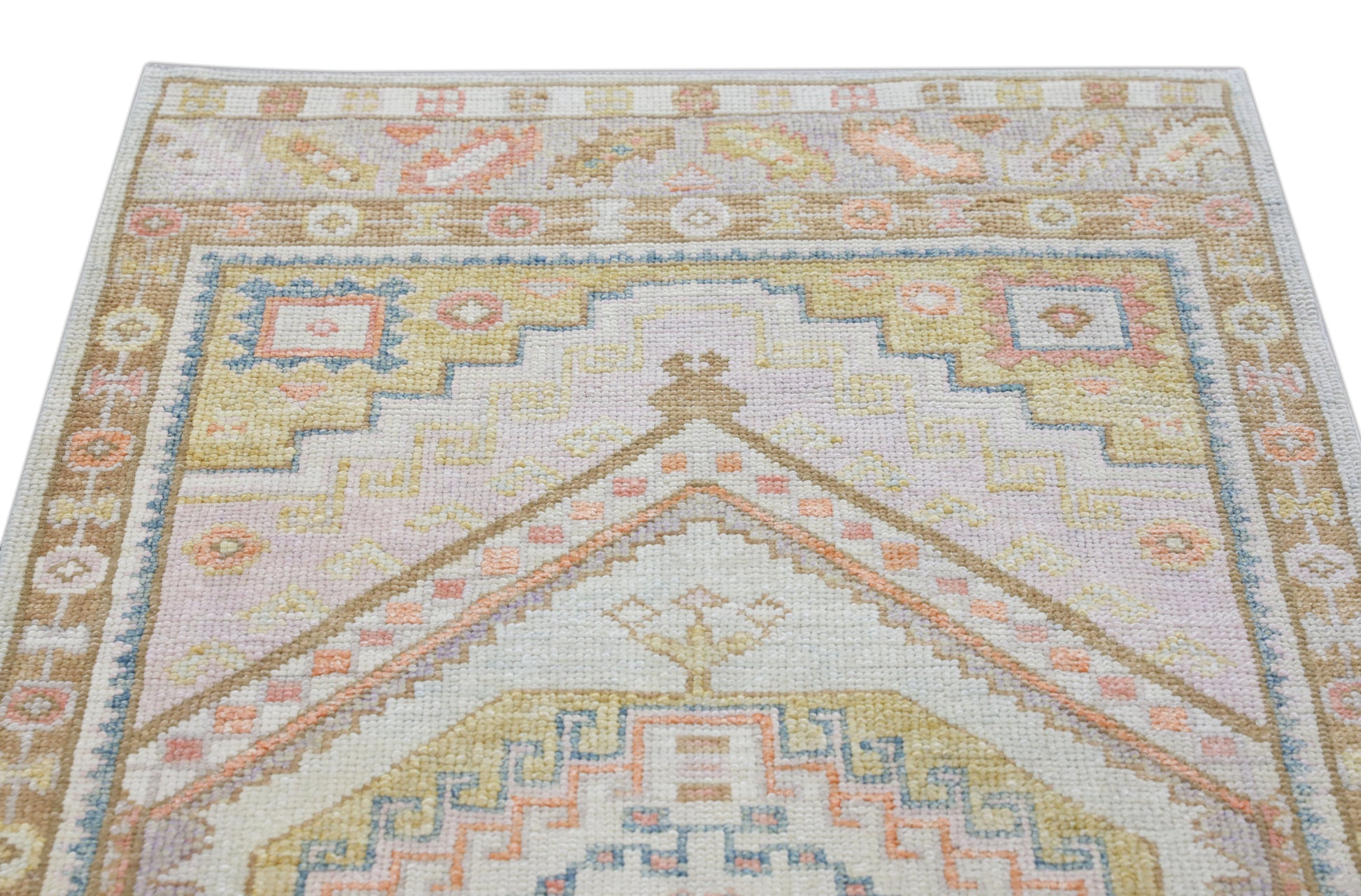 Turkish Oushak Rug 3' x 8'1" #4395