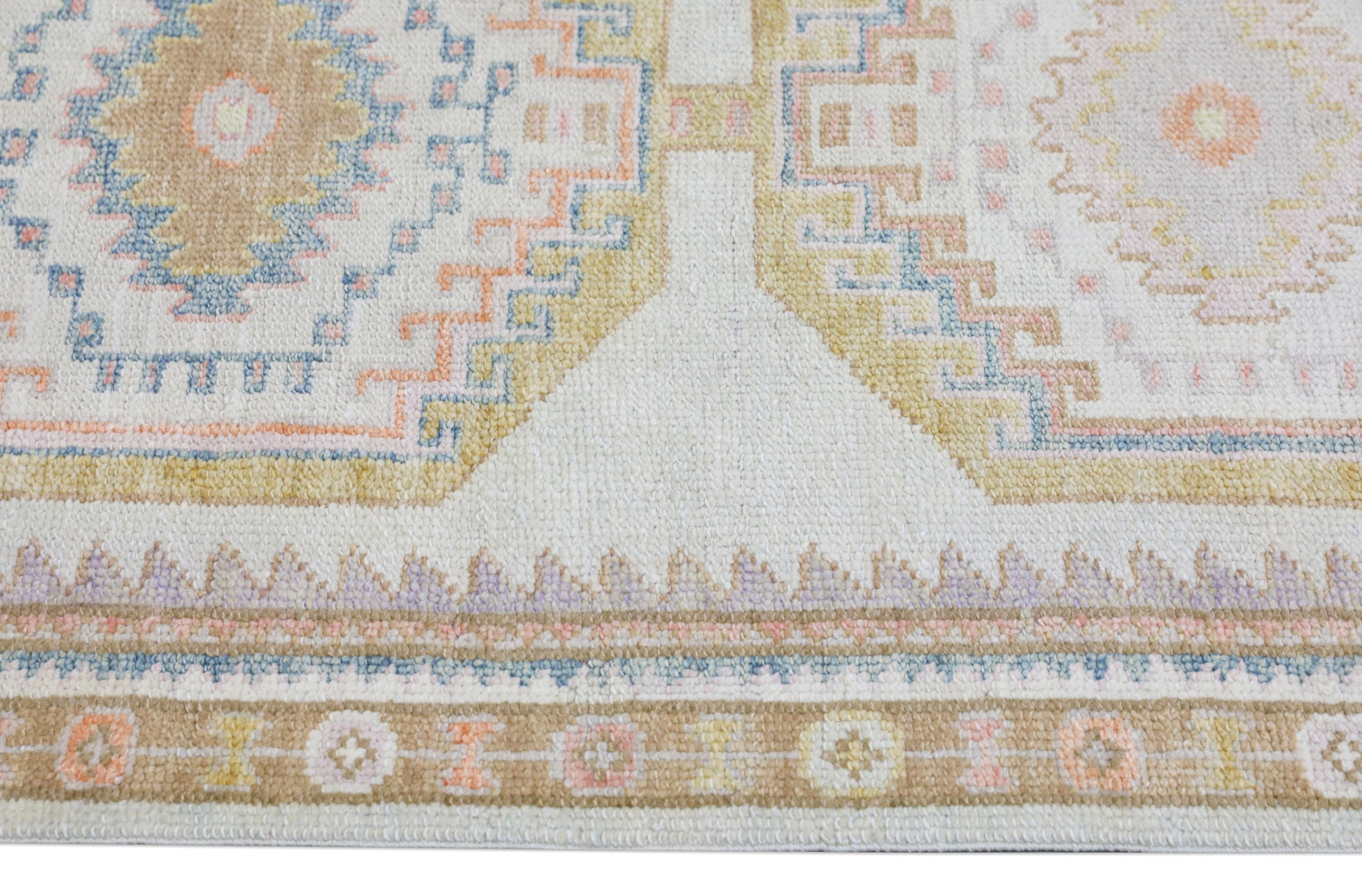 Turkish Oushak Rug 3' x 8'1" #4395