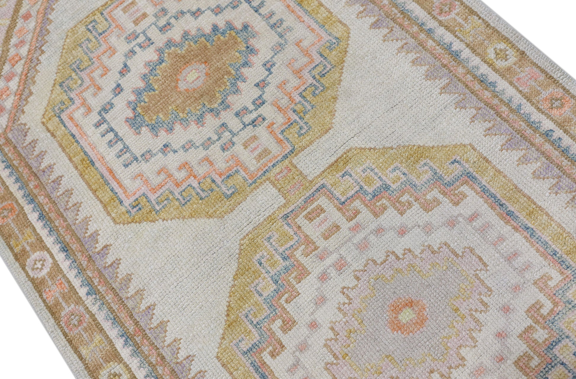 Turkish Oushak Rug 3' x 8'1" #4395