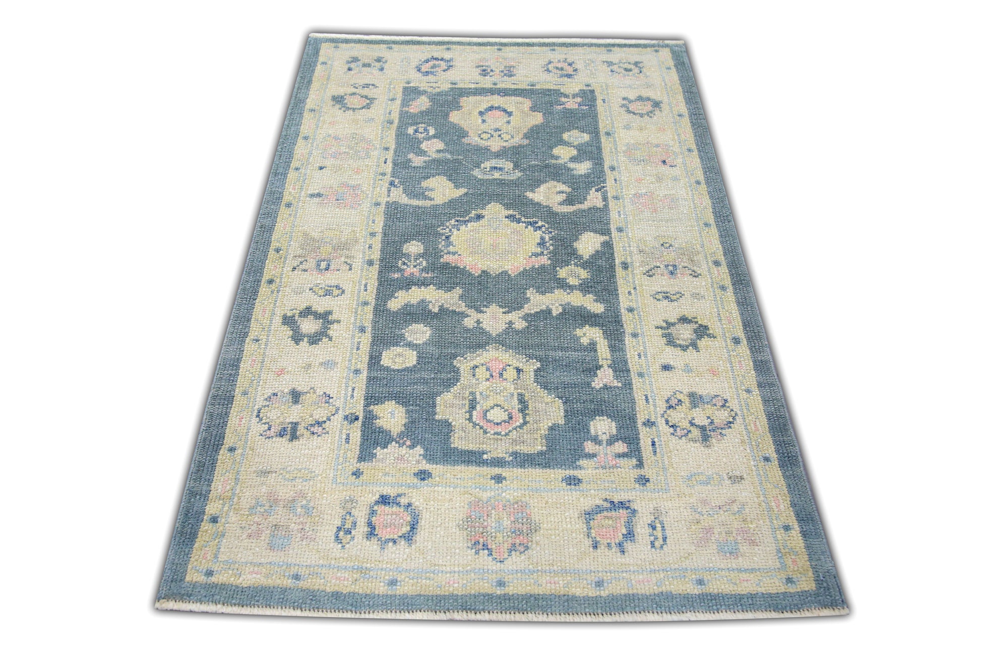 Turkish Oushak Rug 3'1" x 4'10" #5453