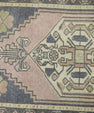 Oriental Hand Knotted Vintage Turkish Mini Rug 1'9" x 3'4" #131