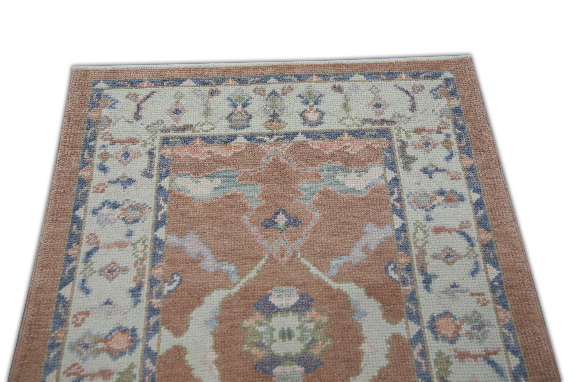 Turkish Oushak Rug 3'1" x 4'10" #5457