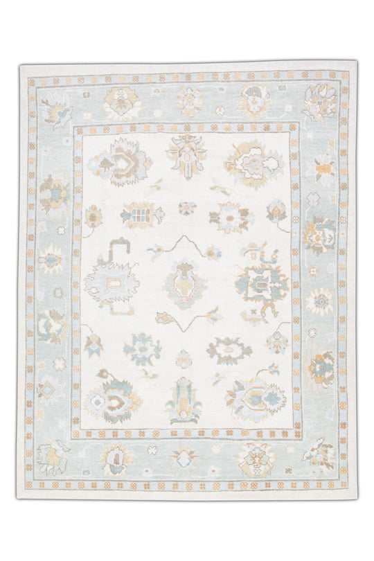 #3079 Turkish Oushak 7'3" x 9'5"