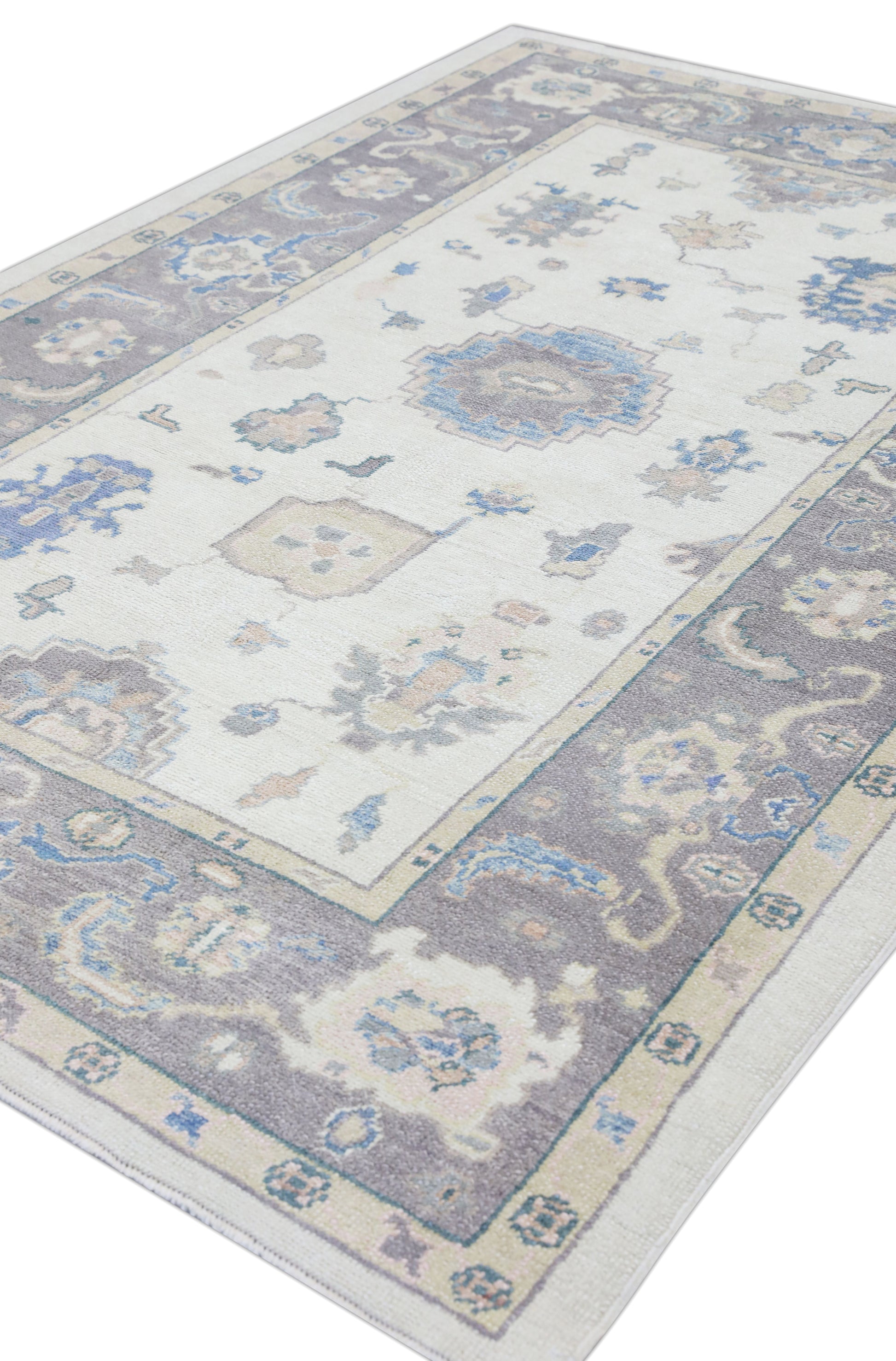 Turkish Oushak Rug 6'1" x 8'10" #4281