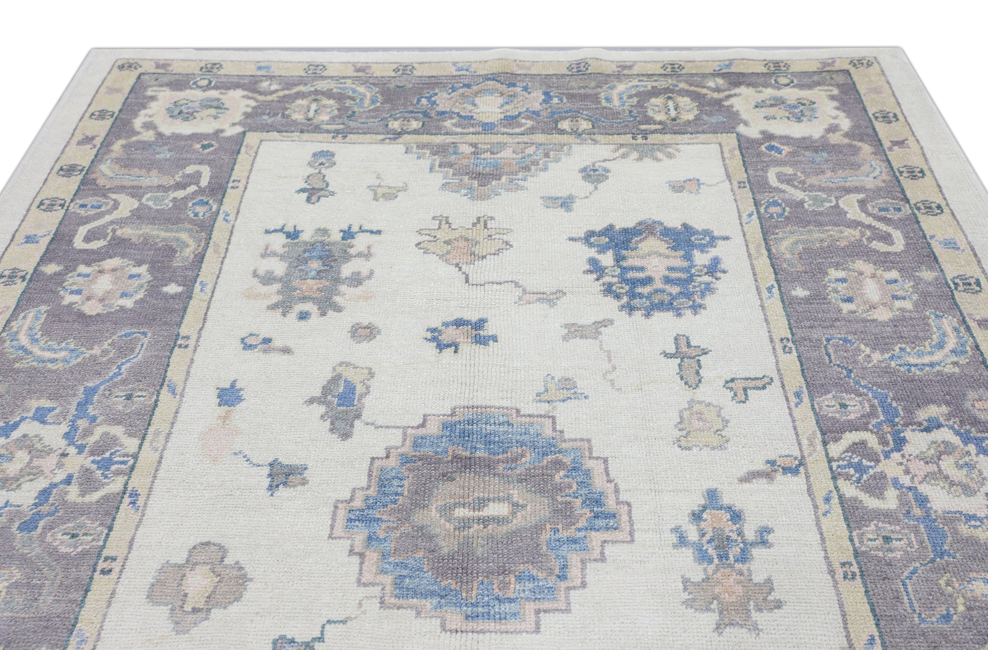 Turkish Oushak Rug 6'1" x 8'10" #4281