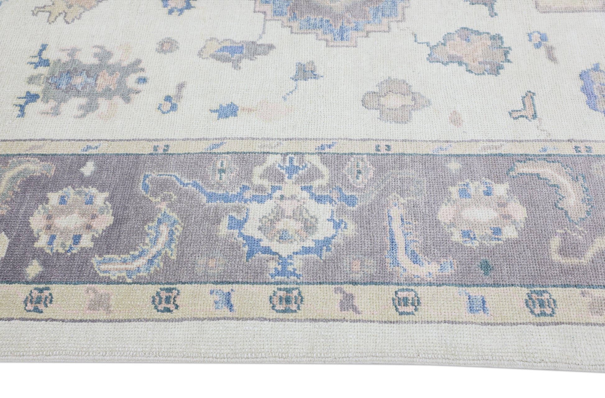 Turkish Oushak Rug 6'1" x 8'10" #4281