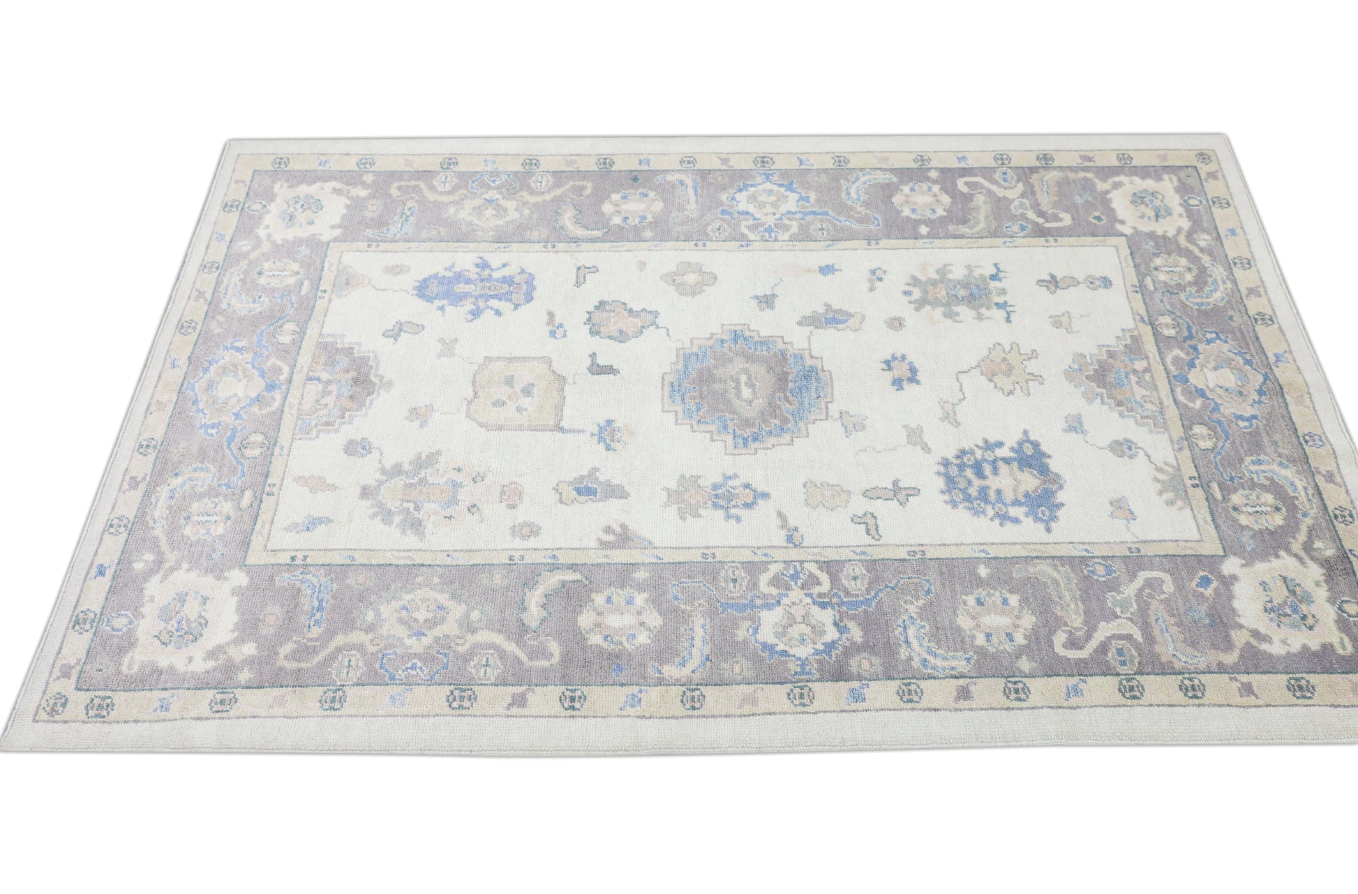 Turkish Oushak Rug 6'1" x 8'10" #4281