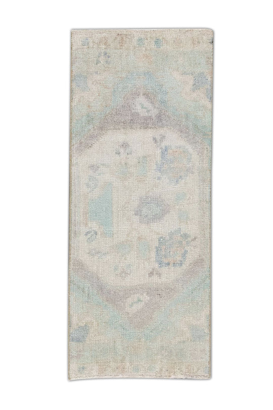 Oriental Hand Knotted Vintage Turkish Mini Rug 1'3" x 2'9" #04