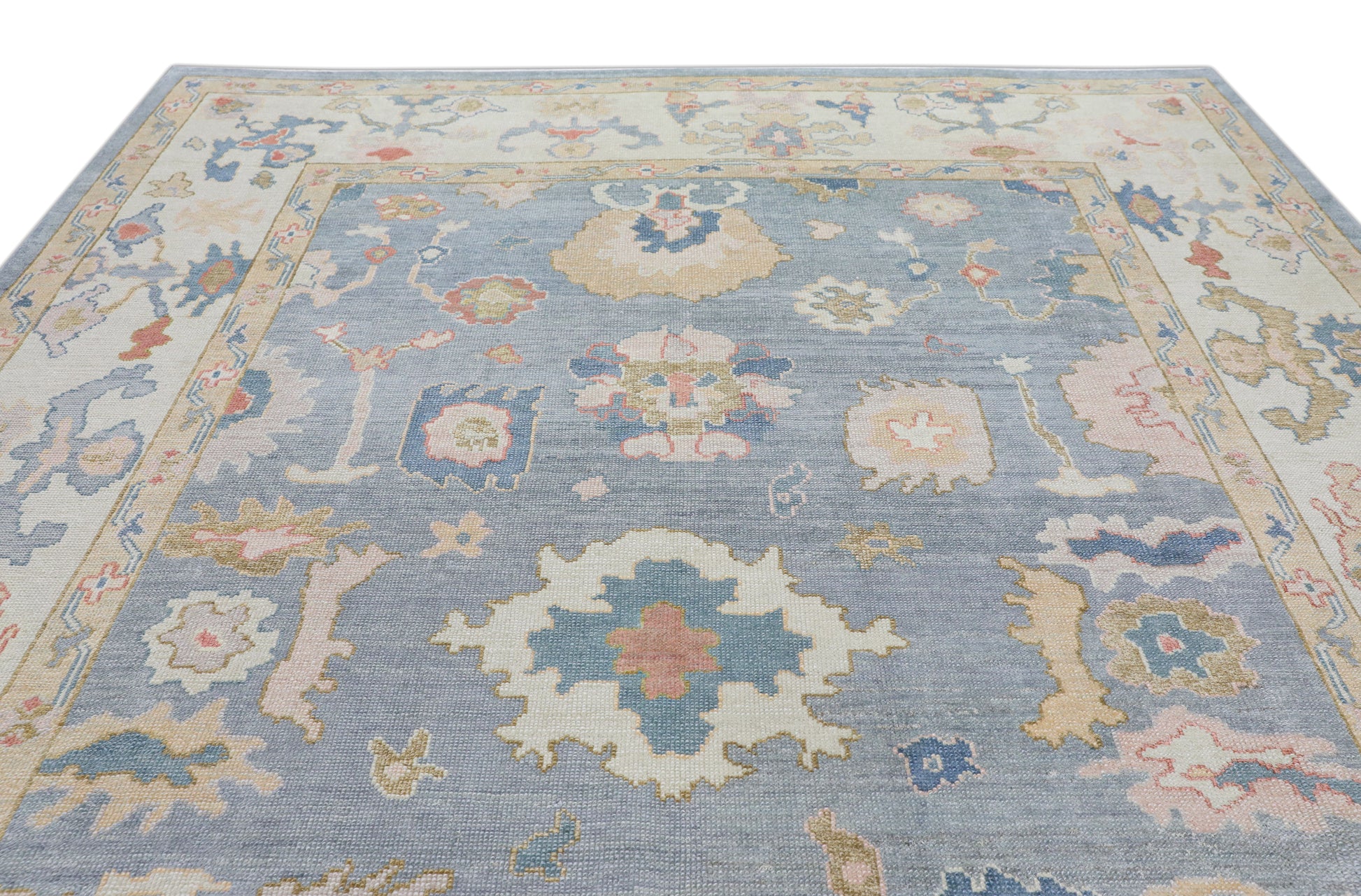 Turkish Oushak Rug  8'11" x 12'4" #4269