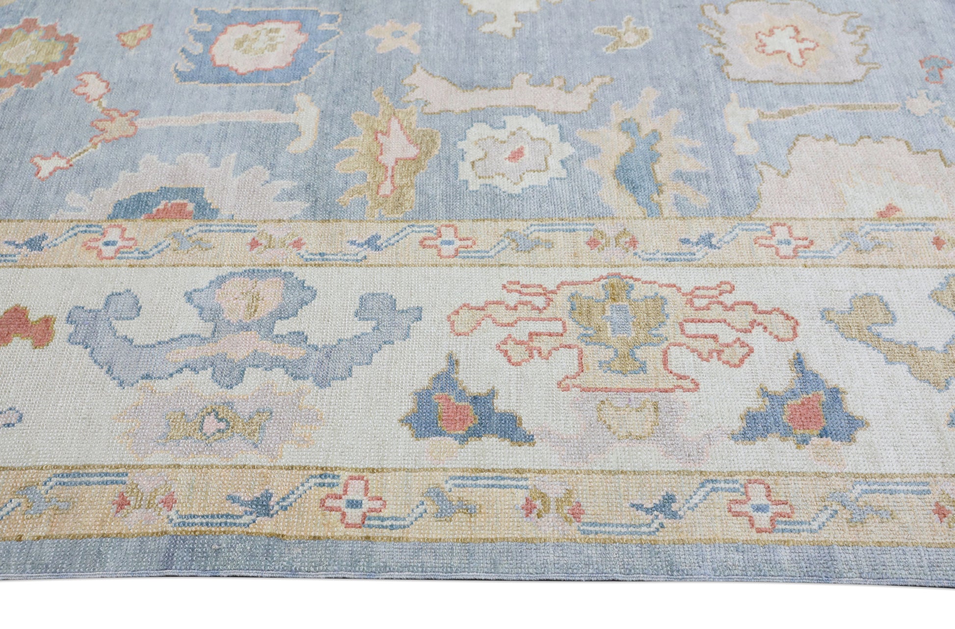Turkish Oushak Rug  8'11" x 12'4" #4269