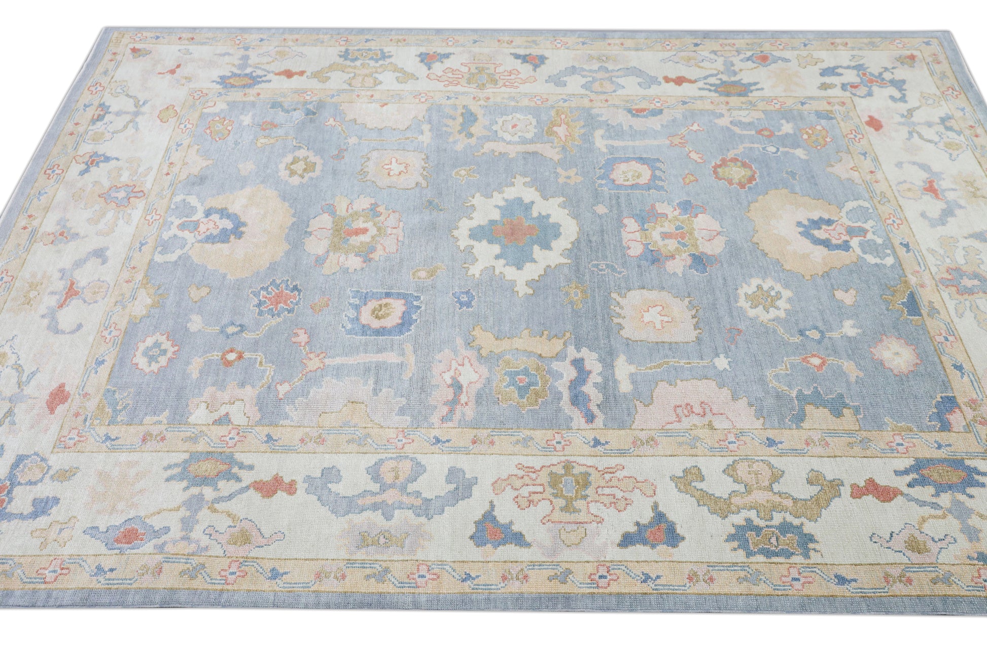 Turkish Oushak Rug  8'11" x 12'4" #4269