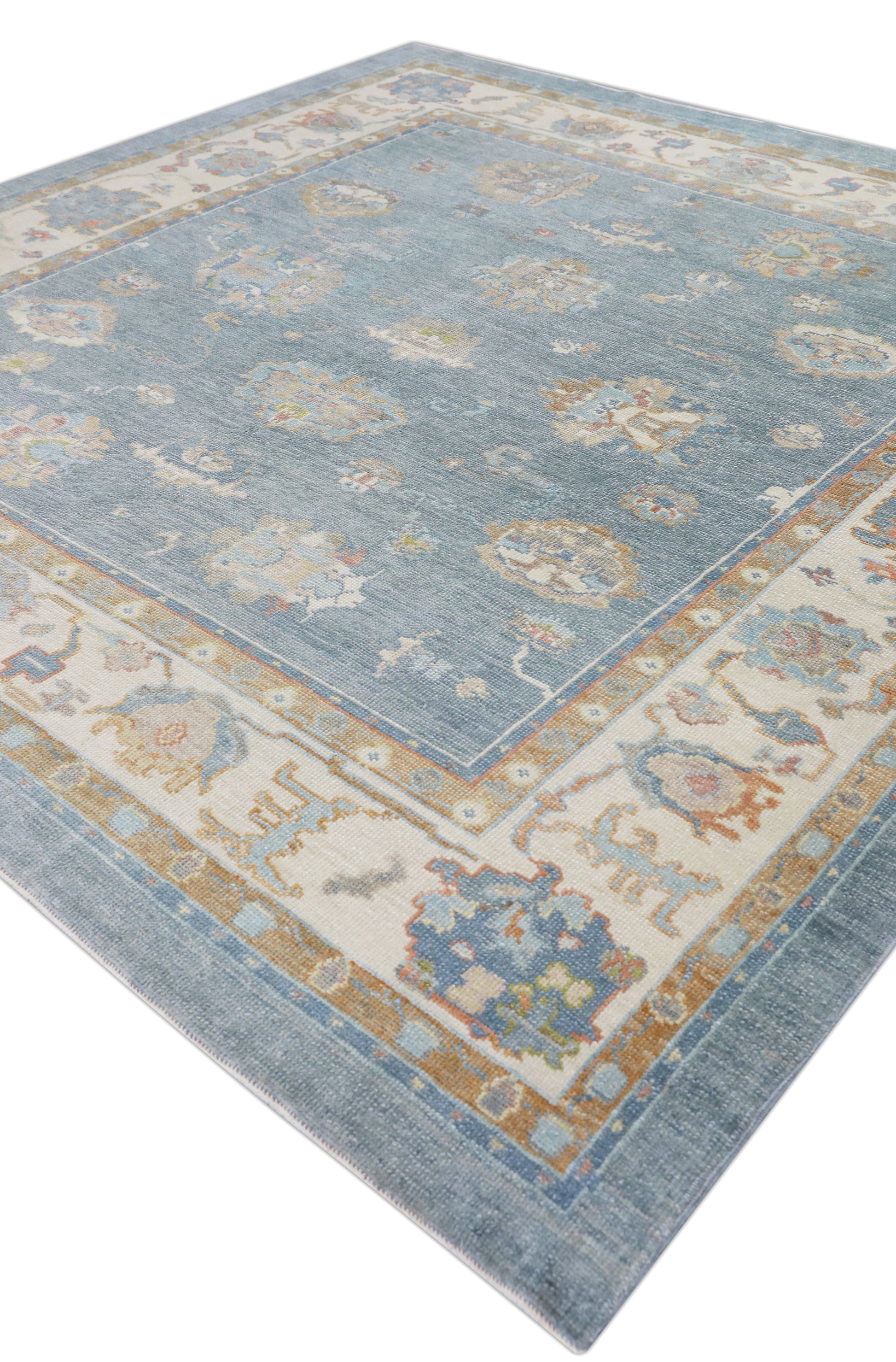 Turkish Oushak Rug 9'4" x 9'9" #4268