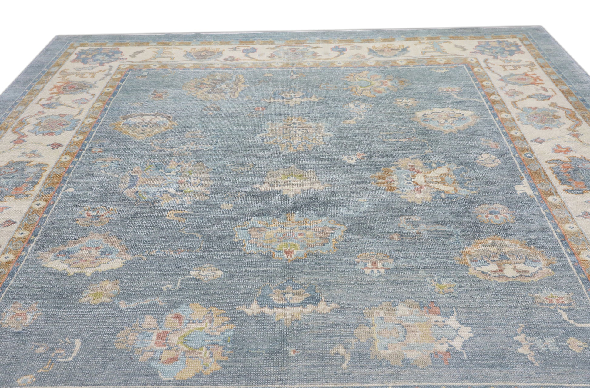 Turkish Oushak Rug 9'4" x 9'9" #4268
