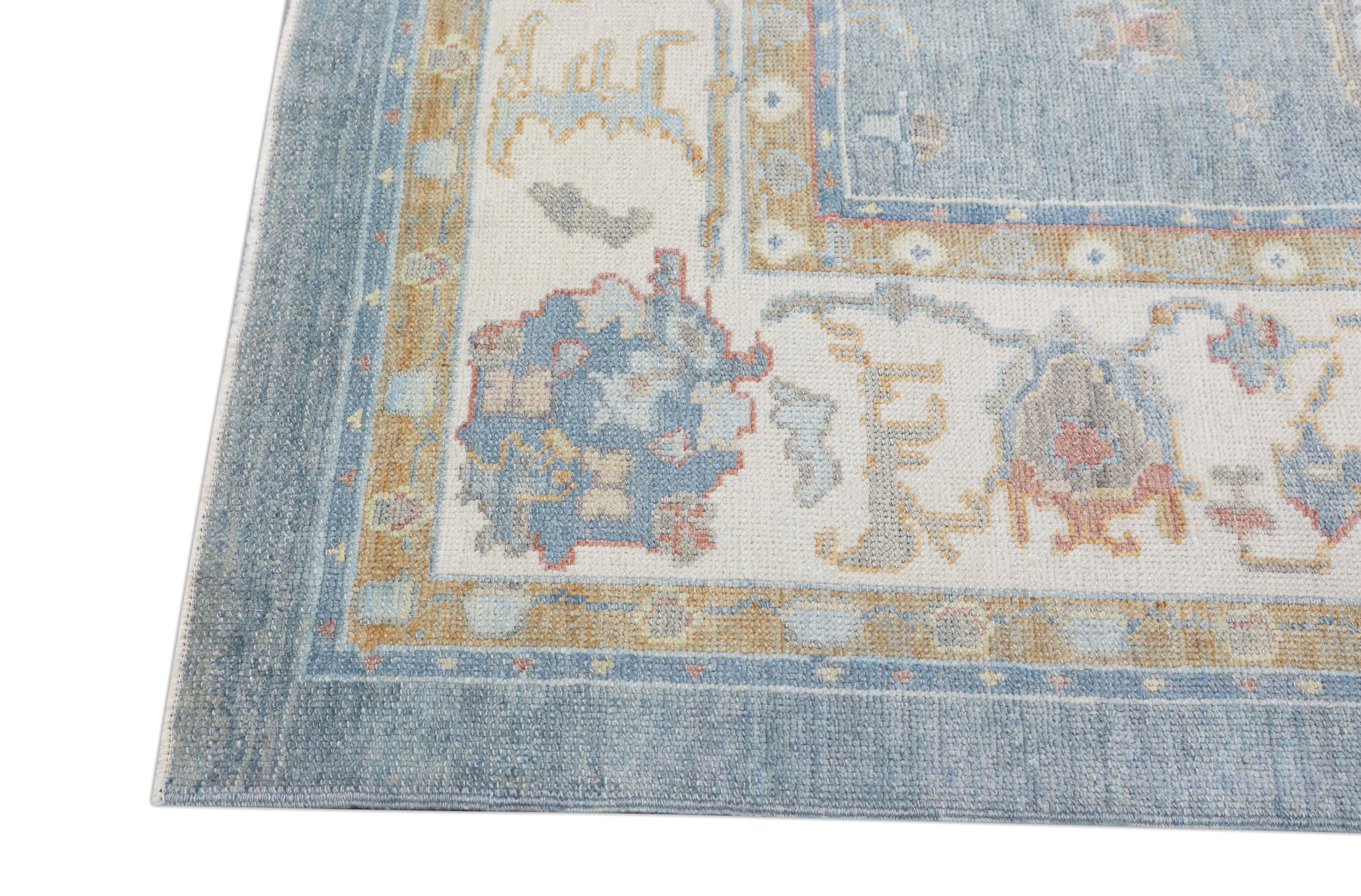 Turkish Oushak Rug 9'4" x 9'9" #4268