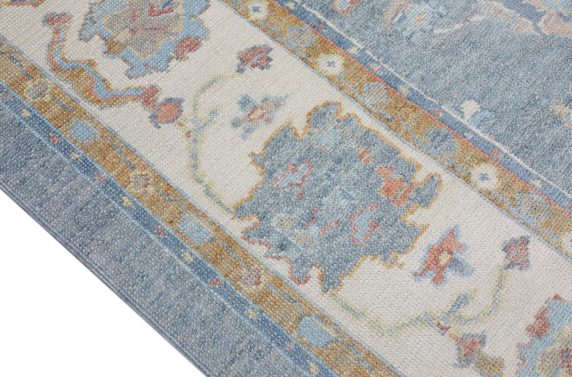 Turkish Oushak Rug 9'4" x 9'9" #4268