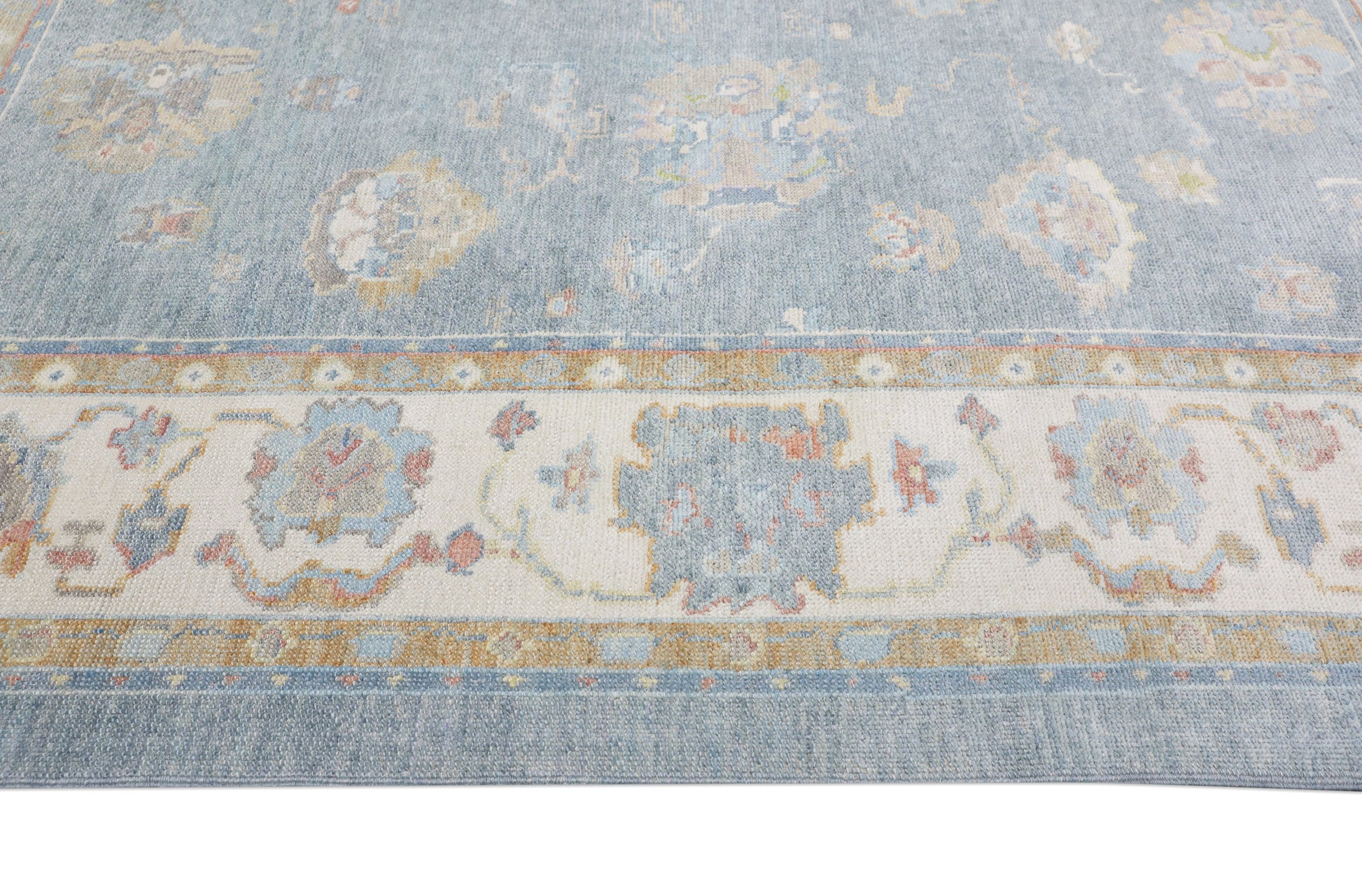 Turkish Oushak Rug 9'4" x 9'9" #4268