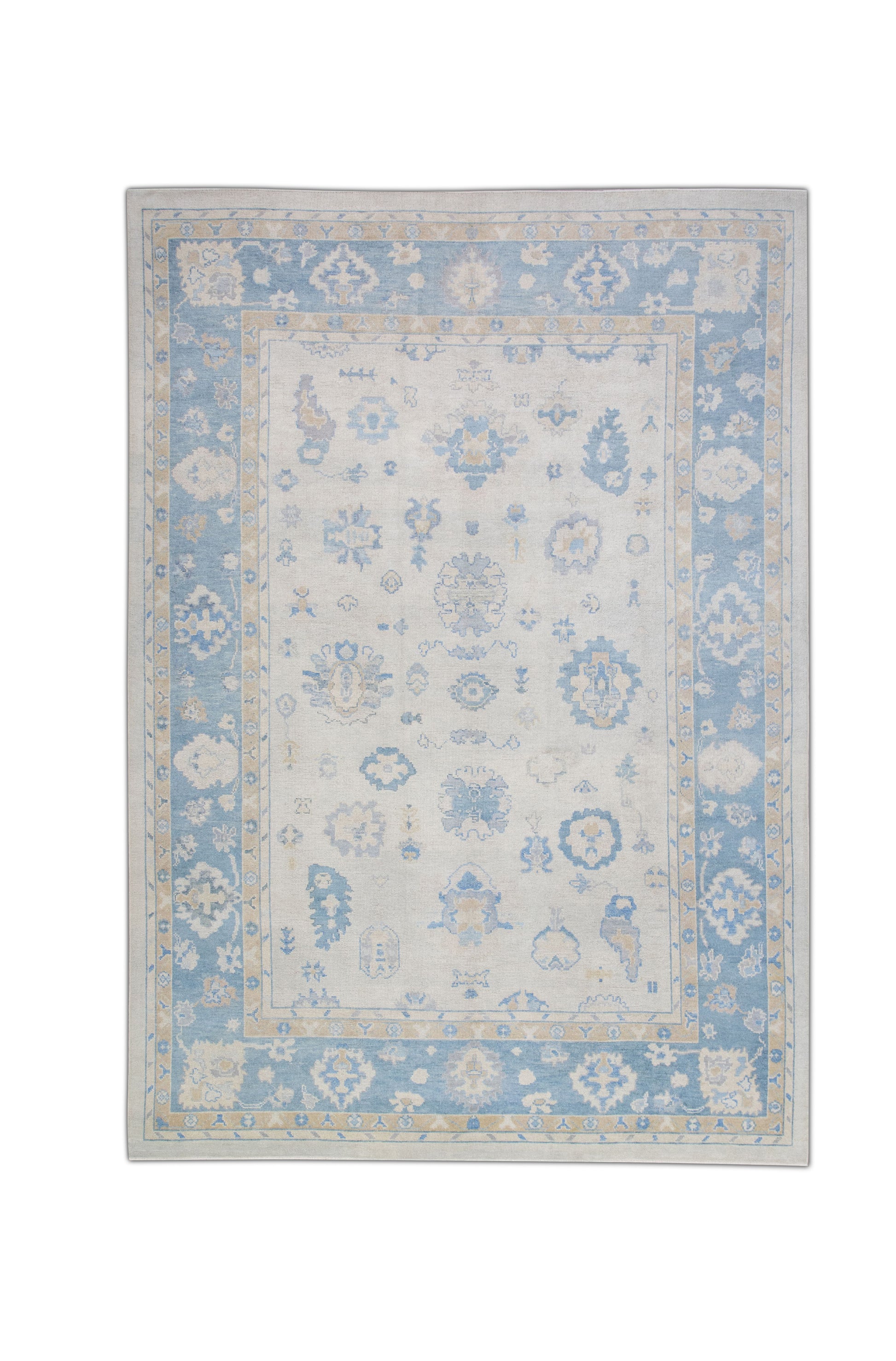 Turkish Oushak Rug 9'1" x 12'6" #4247