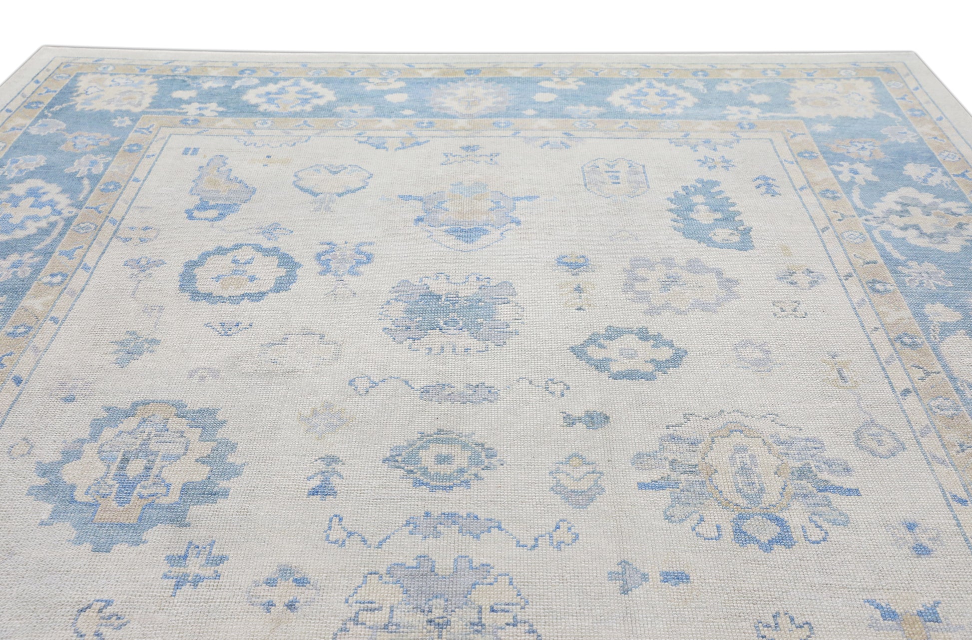 Turkish Oushak Rug 9'1" x 12'6" #4247